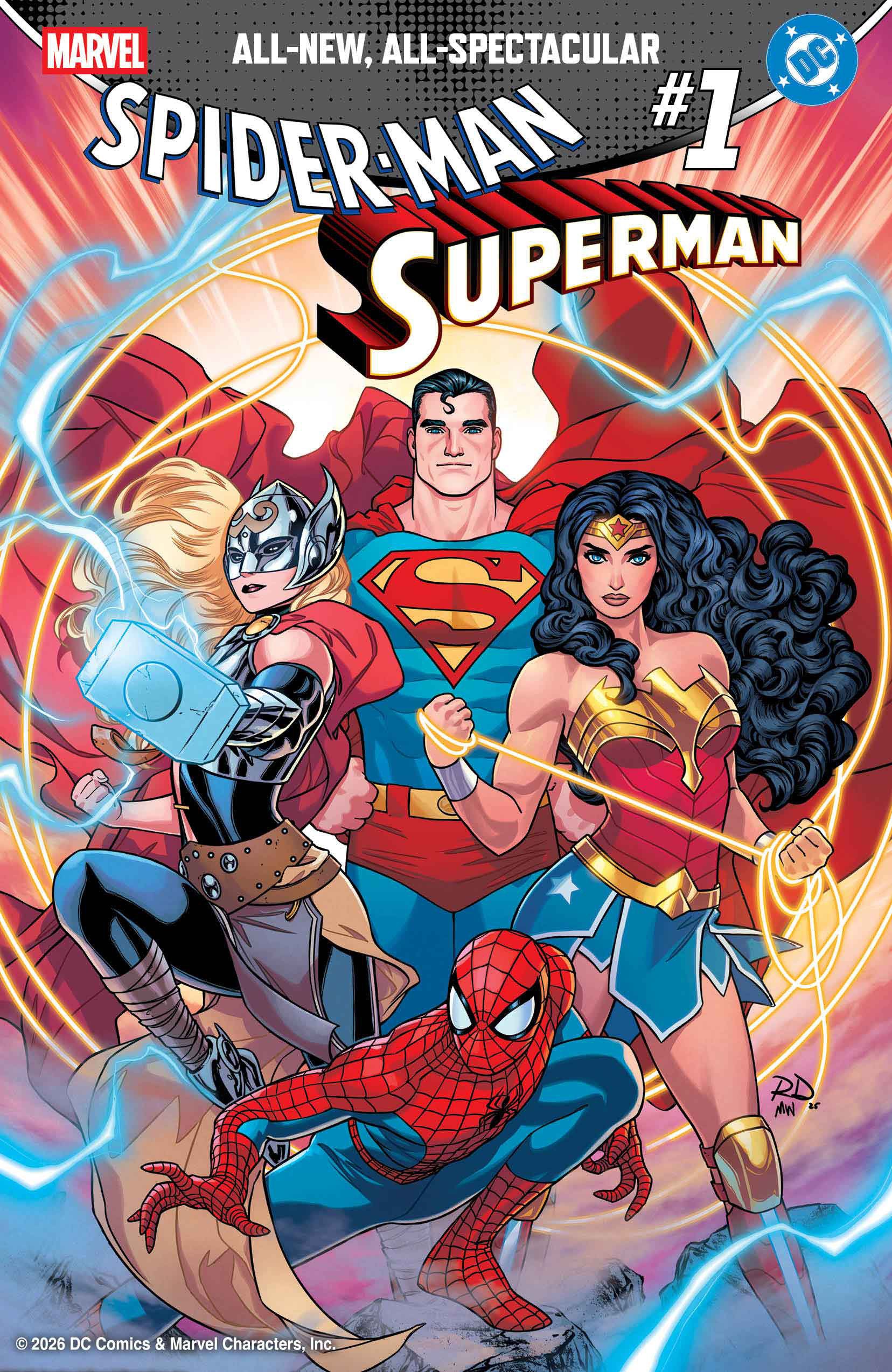 Marvel/DC: Spider-Man/Superman #1 MARVEL Russell Dauterman 04/22/2026 | BD Cosmos