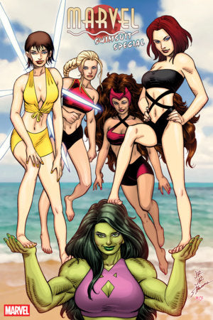 Marvel Swimsuit Special Brand New Beach Day #1 Marvel 1:25 John Romita Jr. 07/01/2026 | BD Cosmos