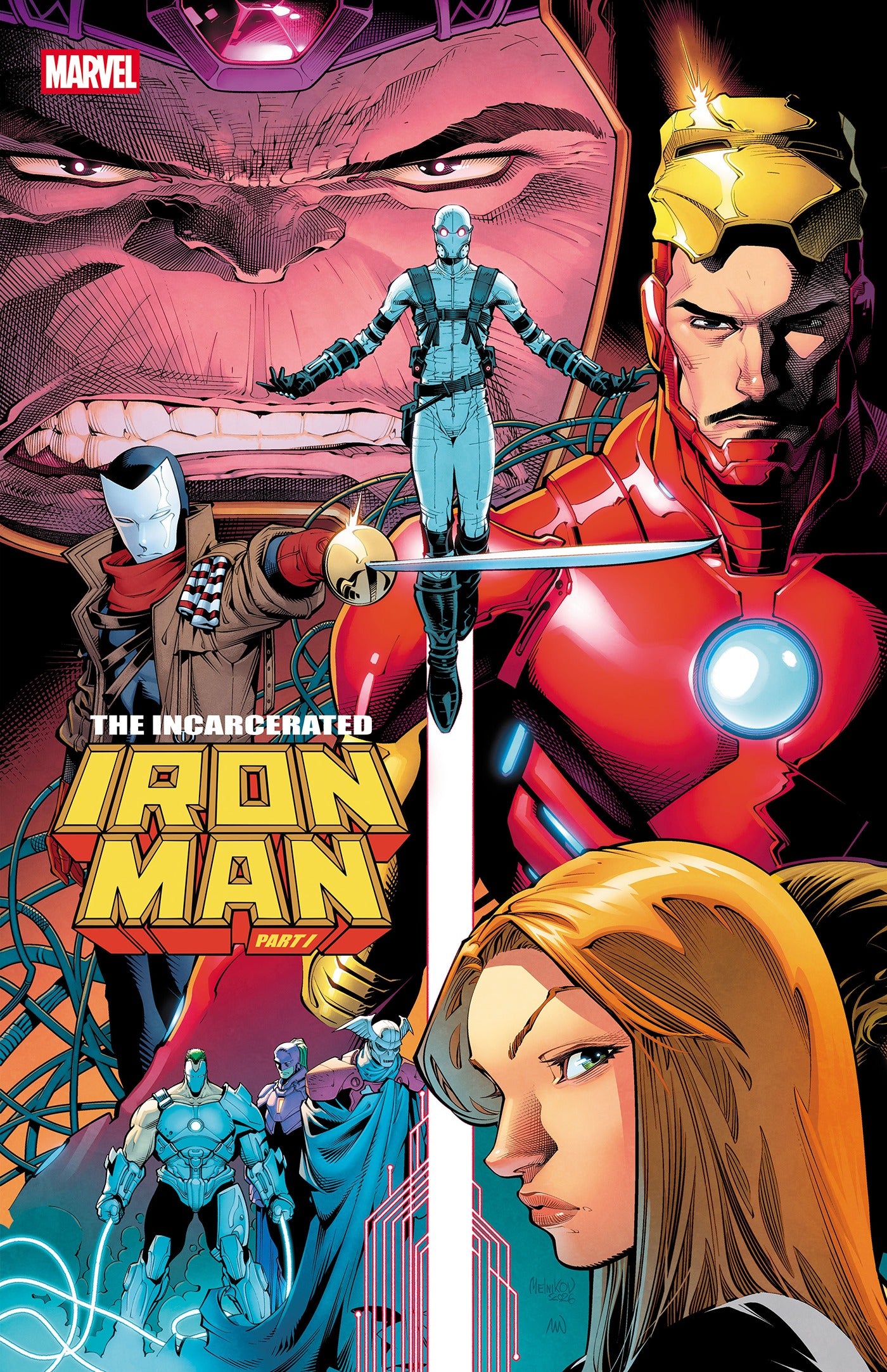 Iron Man #12 Marvel B Melnikov Connecting 12/02/2026 | BD Cosmos