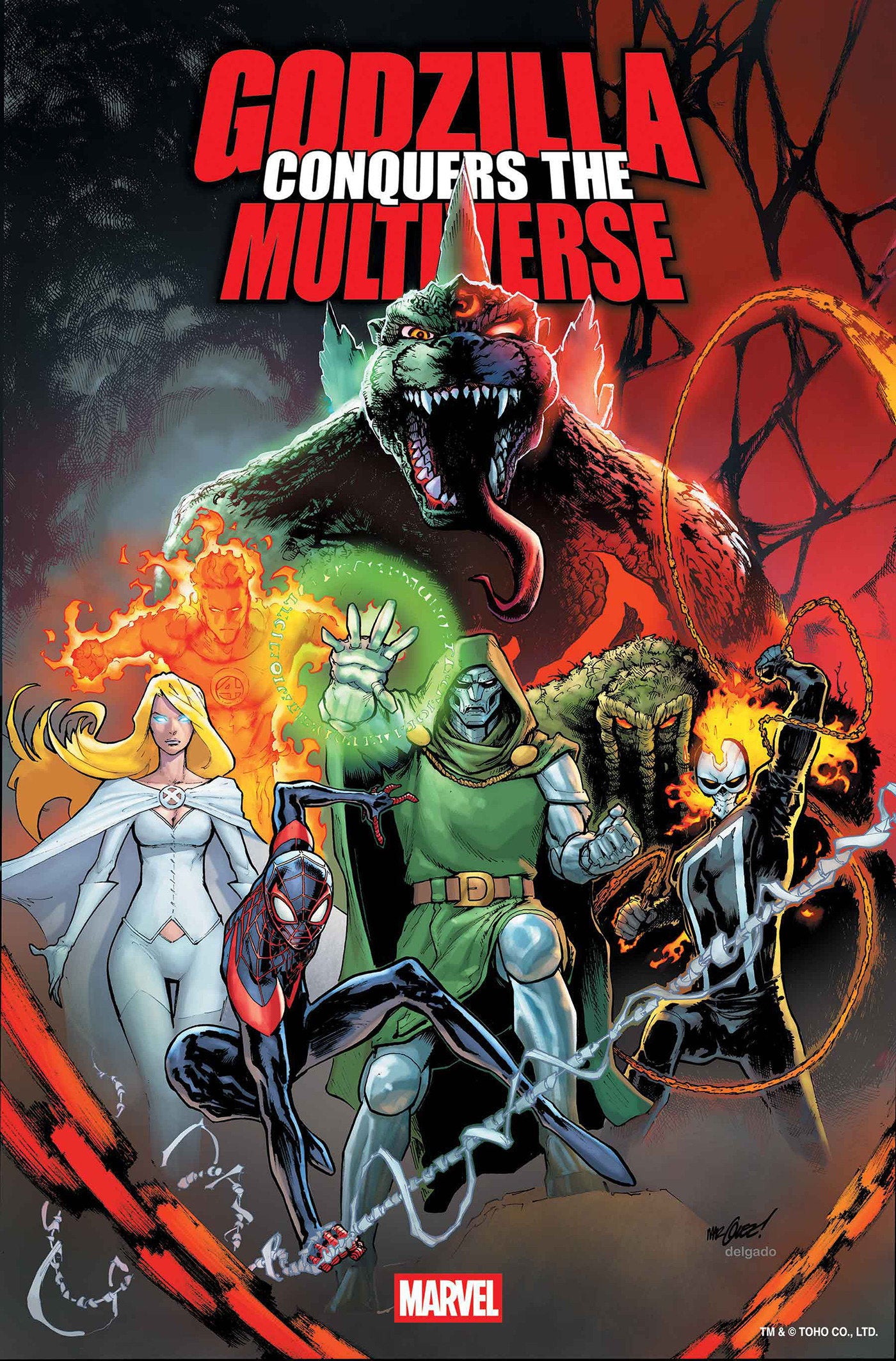 Godzilla Conquers The Multiverse #1 Marvel 07/22/2026 | BD Cosmos