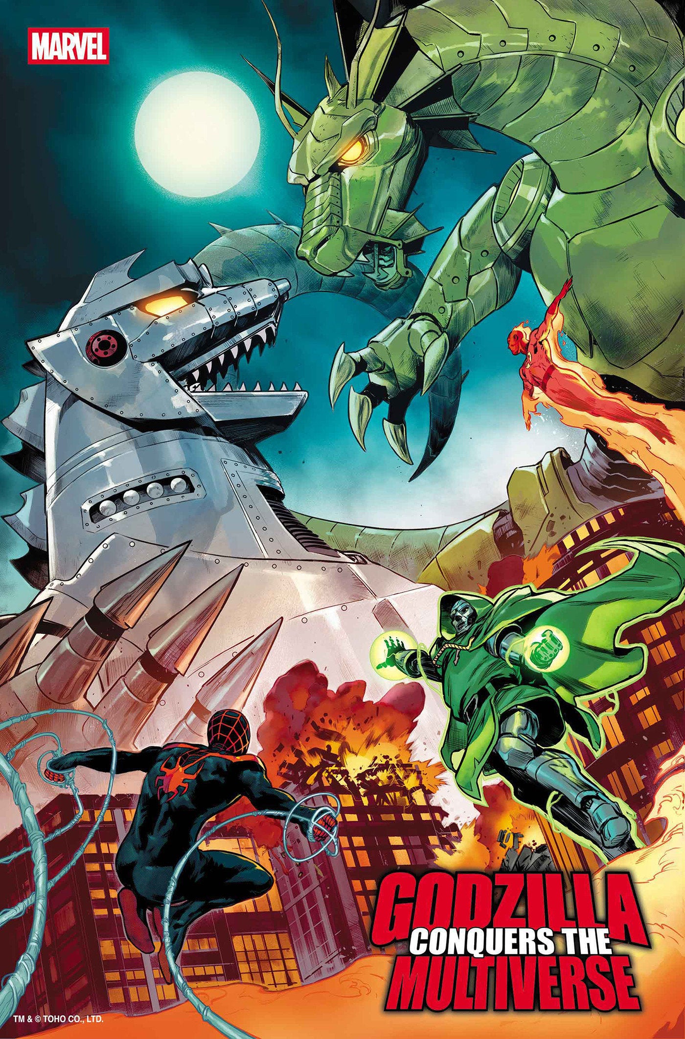 Godzilla Conquers The Multiverse #1 Marvel Frigeri Foil 07/22/2026 | BD Cosmos