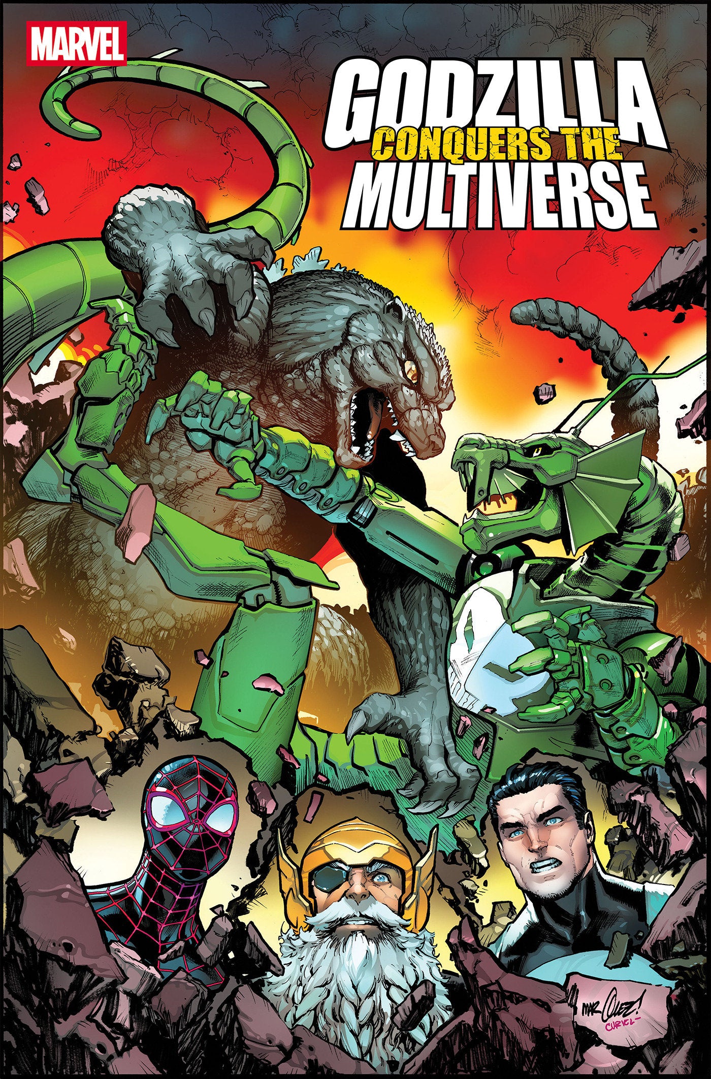 Godzilla Conquers The Multiverse #4 Marvel 10/28/2026 | BD Cosmos