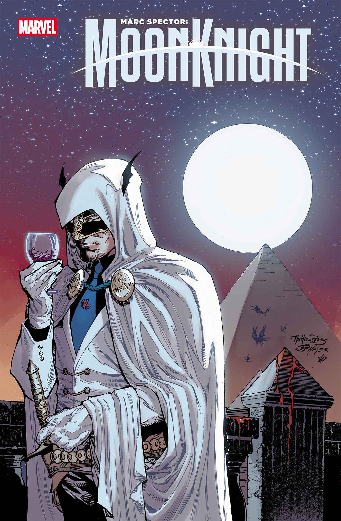Marc Spector Moon Knight #6 Marvel Diaz Hellfire Costume 07/22/2026 | BD Cosmos