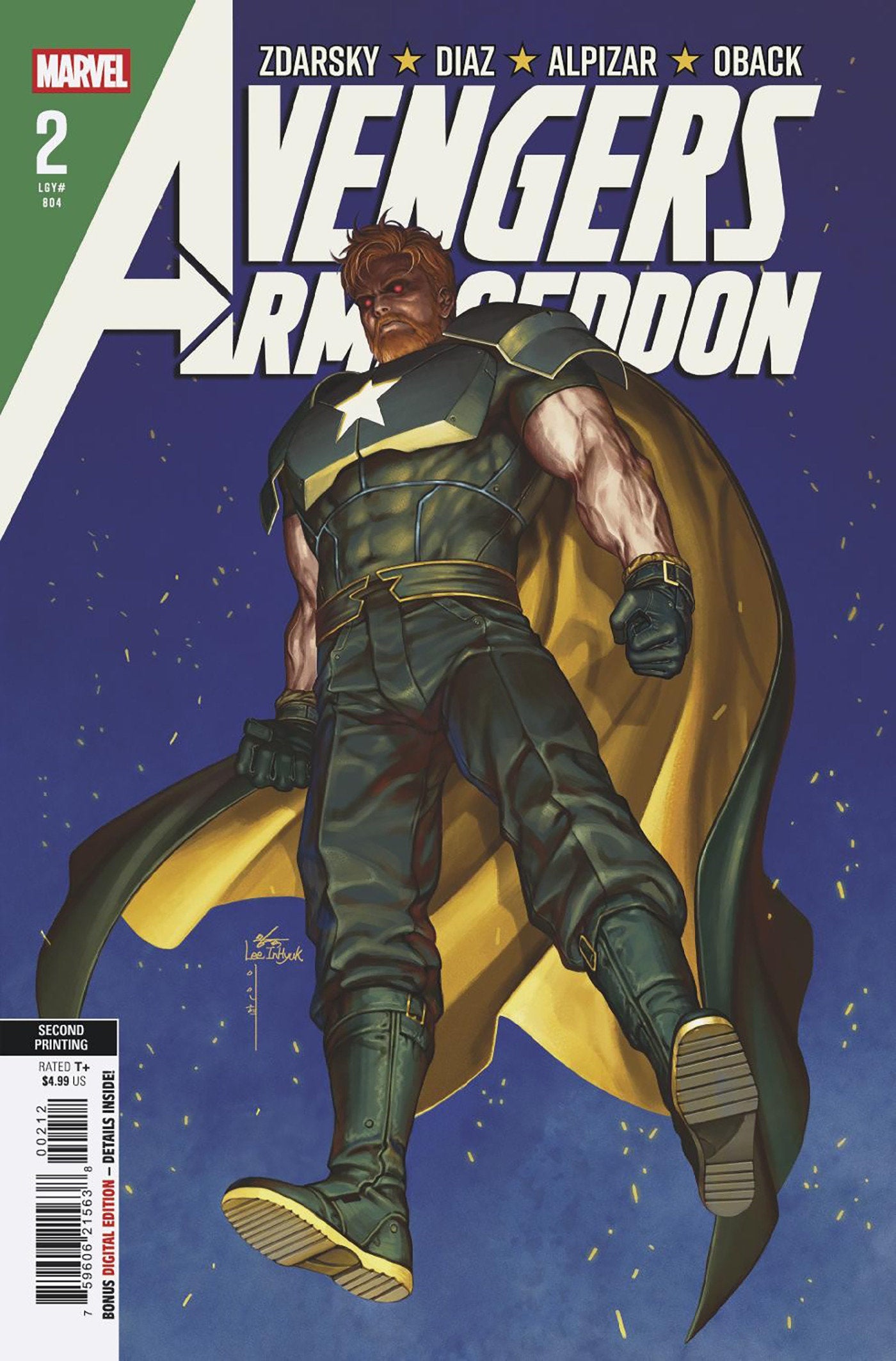 Avengers: Armageddon #2 Inhyuk Lee 2nd Print MARVEL 09/30/2026 | BD Cosmos