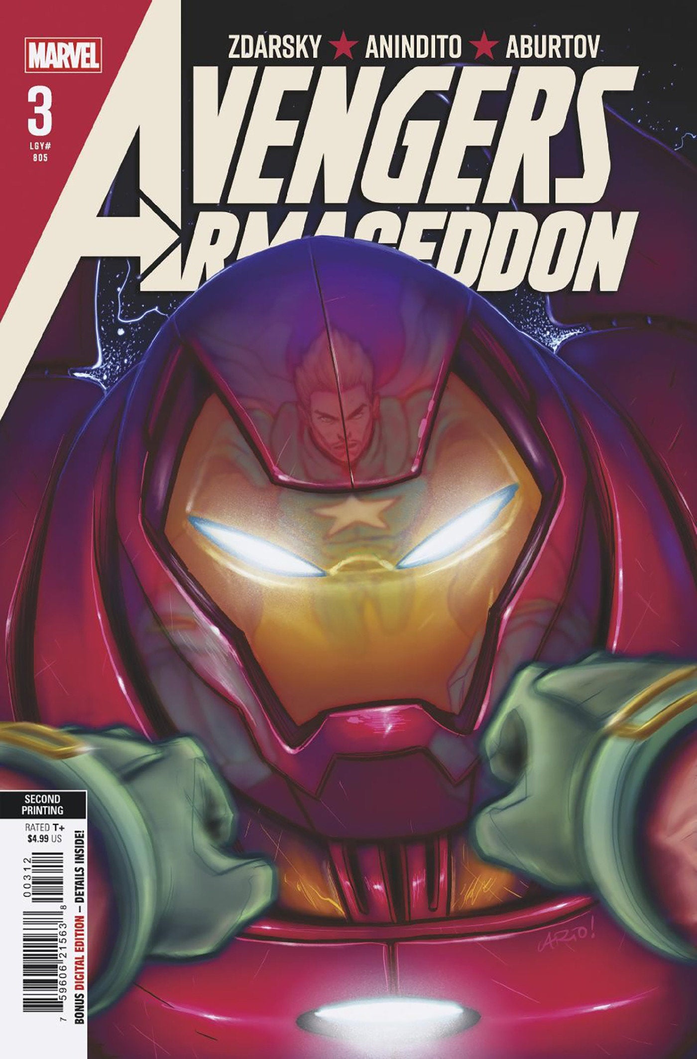 Avengers: Armageddon #3 Ario Anindito 2nd Print MARVEL 09/30/2026 | BD Cosmos