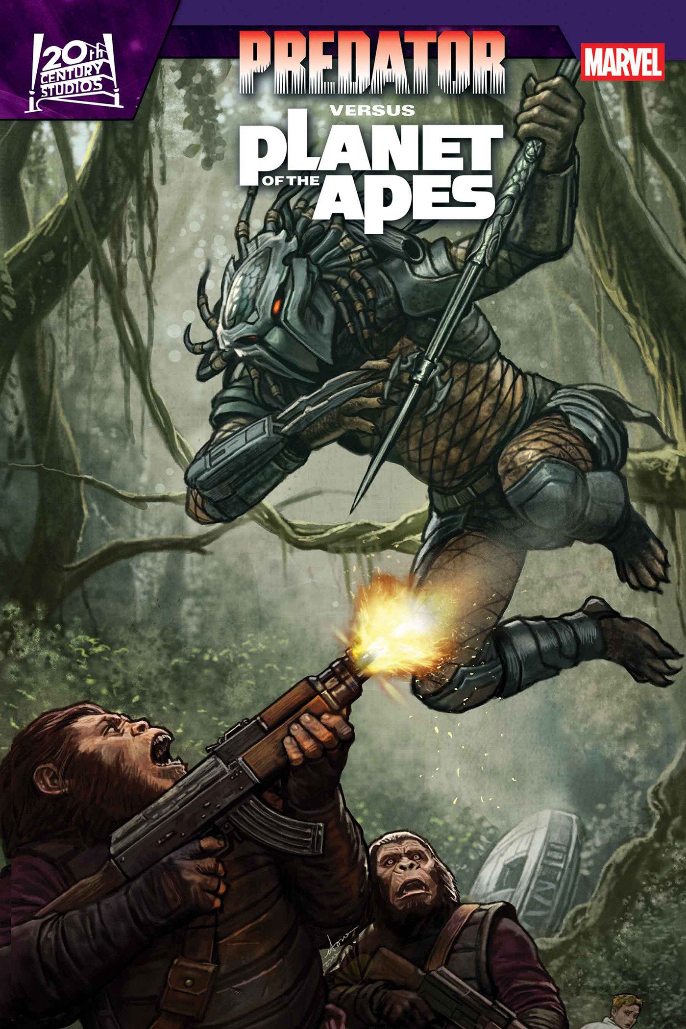 Predator vs. The Planet Of The Apes #1 Marvel 07/29/2026 | BD Cosmos