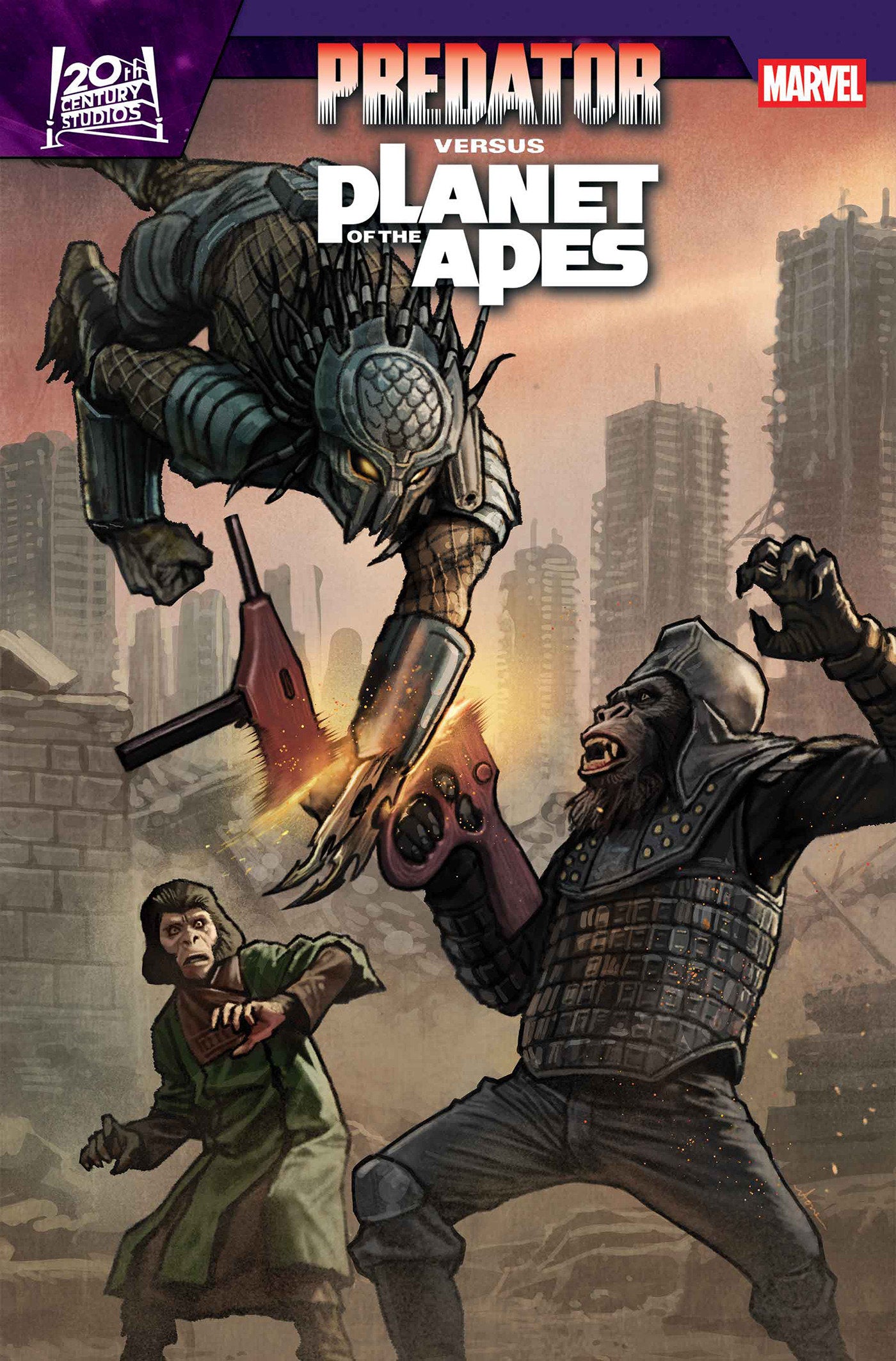 Predator vs. The Planet Of The Apes #2 Marvel 08/26/2026 | BD Cosmos