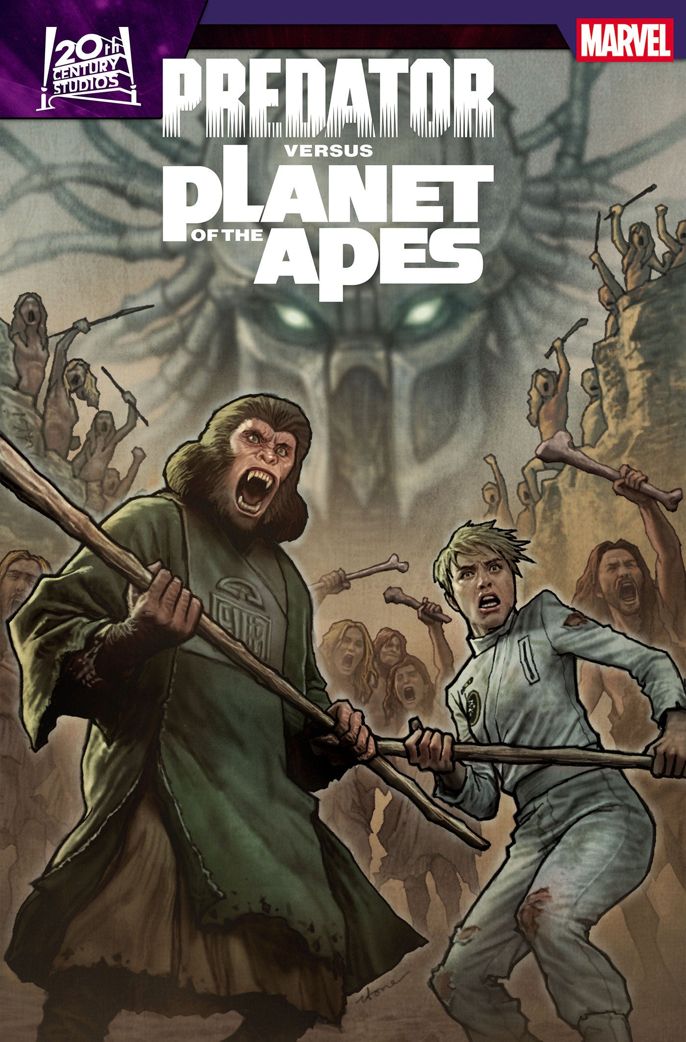 Predator vs. The Planet Of The Apes #4 | BD Cosmos