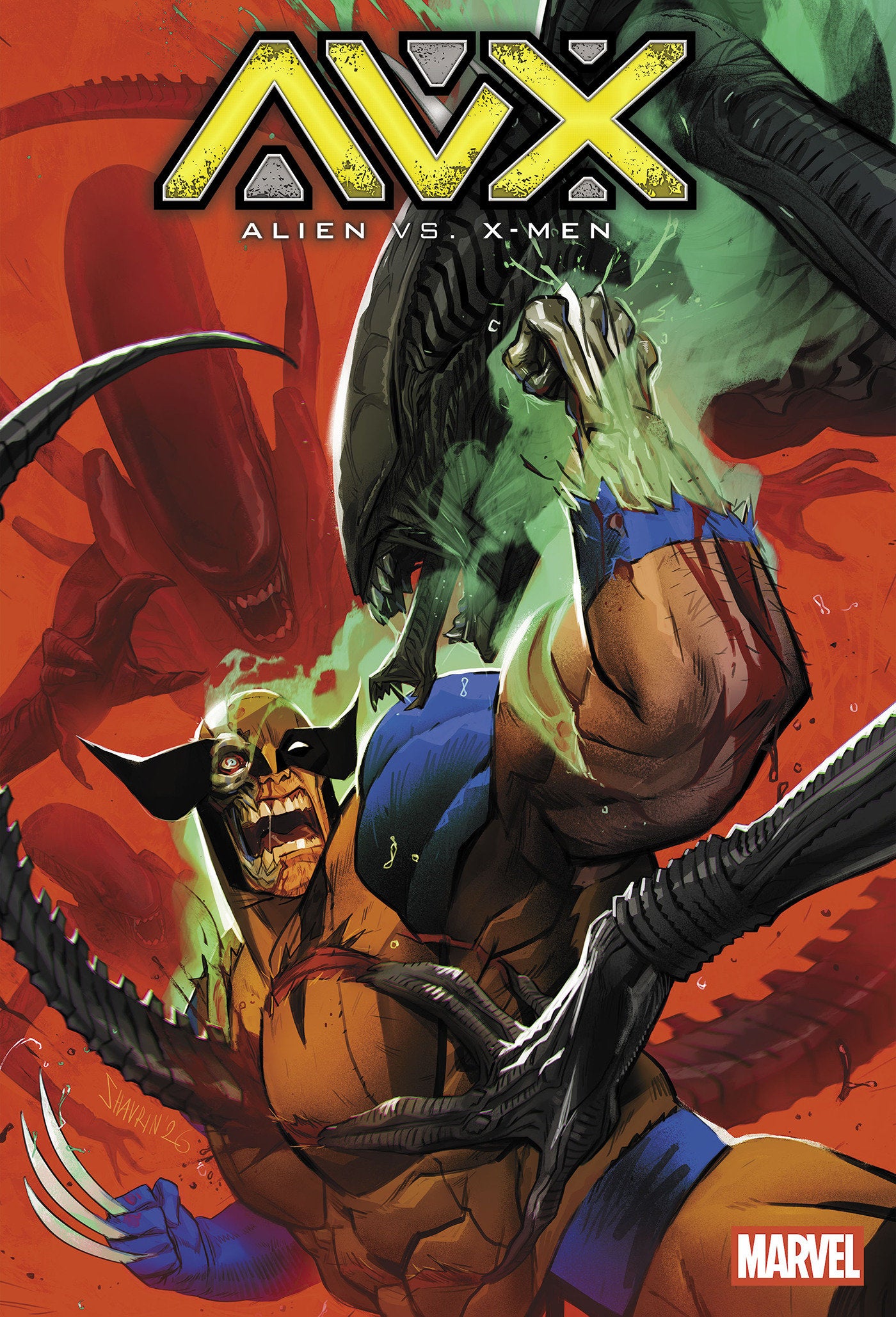 Alien vs. X-Men #1 Marvel 1:25 Shavrin 09/16/2026 | BD Cosmos