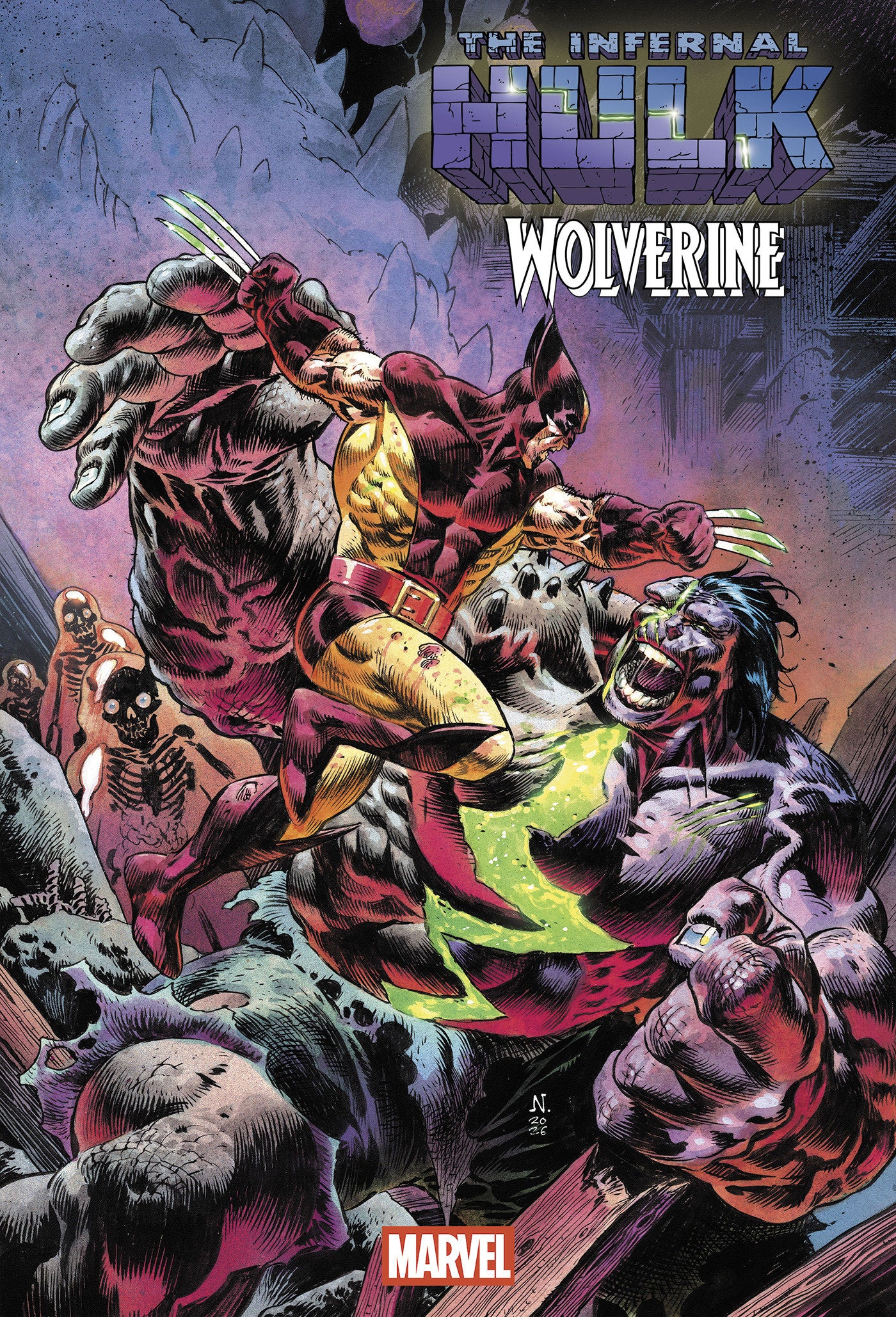 Infernal Hulk vs. Wolverine #1 Marvel 09/23/2026 | BD Cosmos