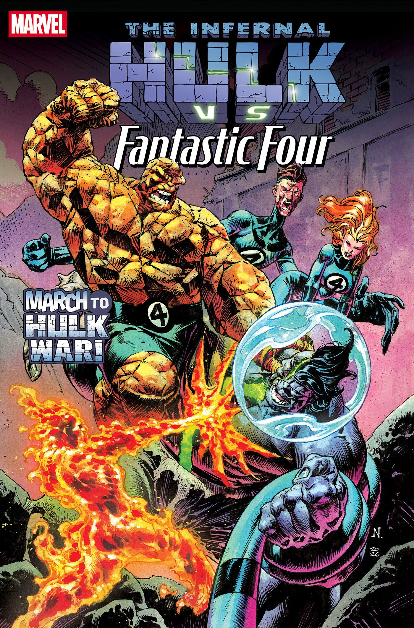 Infernal Hulk vs. Fantastic Four #1 | BD Cosmos