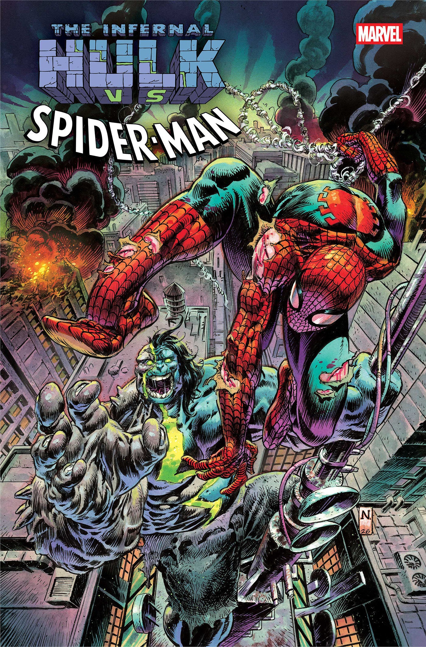 Infernal Hulk vs. Spider-Man #1 Marvel 12/02/2026 | BD Cosmos