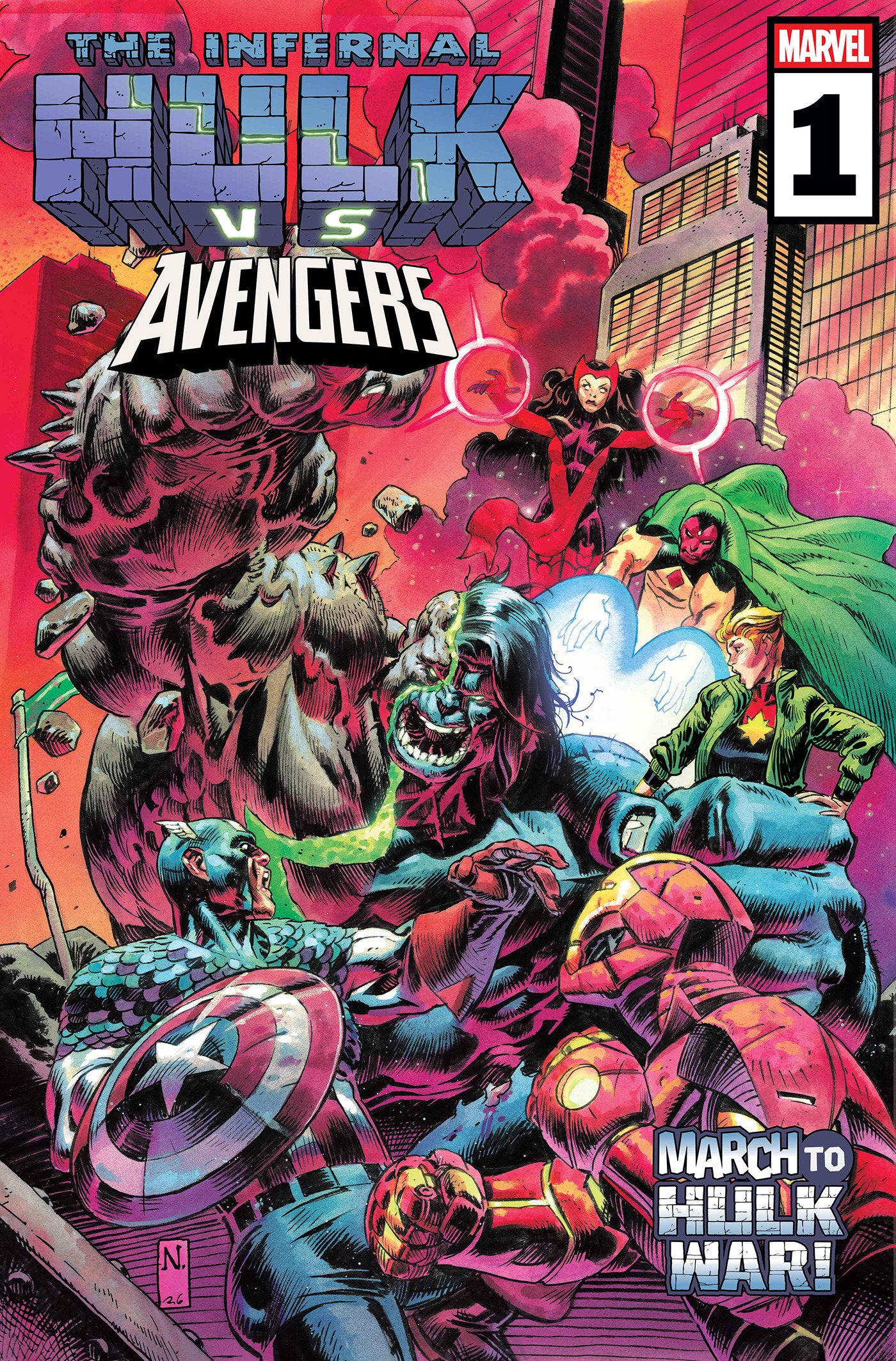 Infernal Hulk vs. Avengers #1 Marvel A 11/11/2026 | BD Cosmos