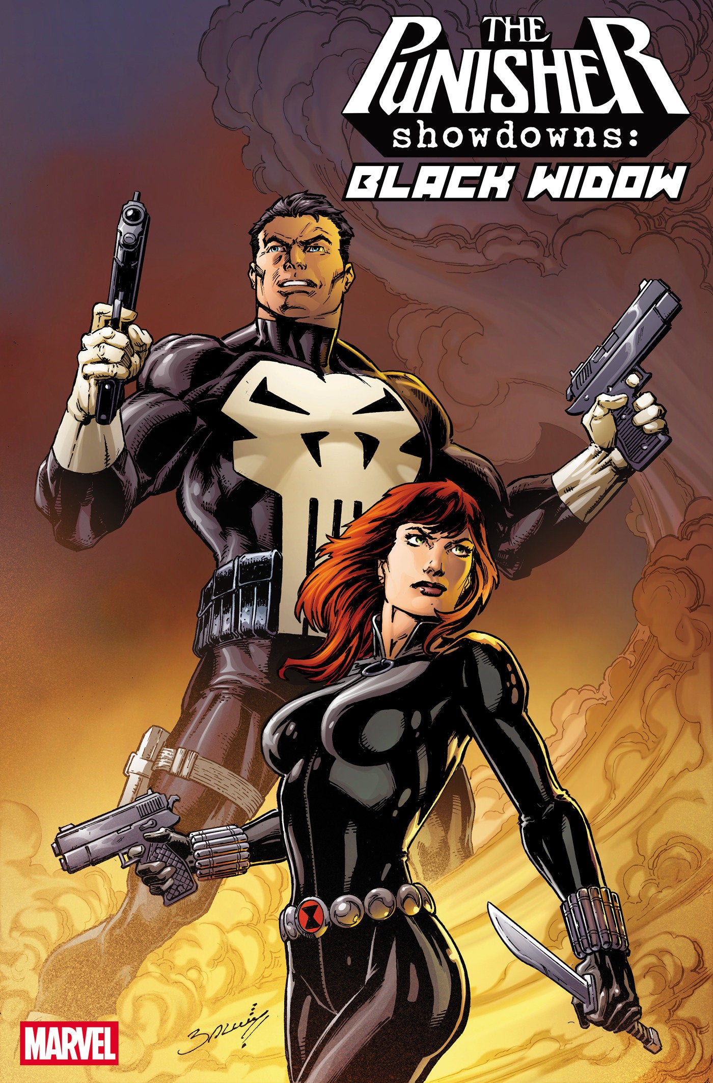 Punisher Showdowns: Black Widow #1 Mark Bagley Variant | BD Cosmos