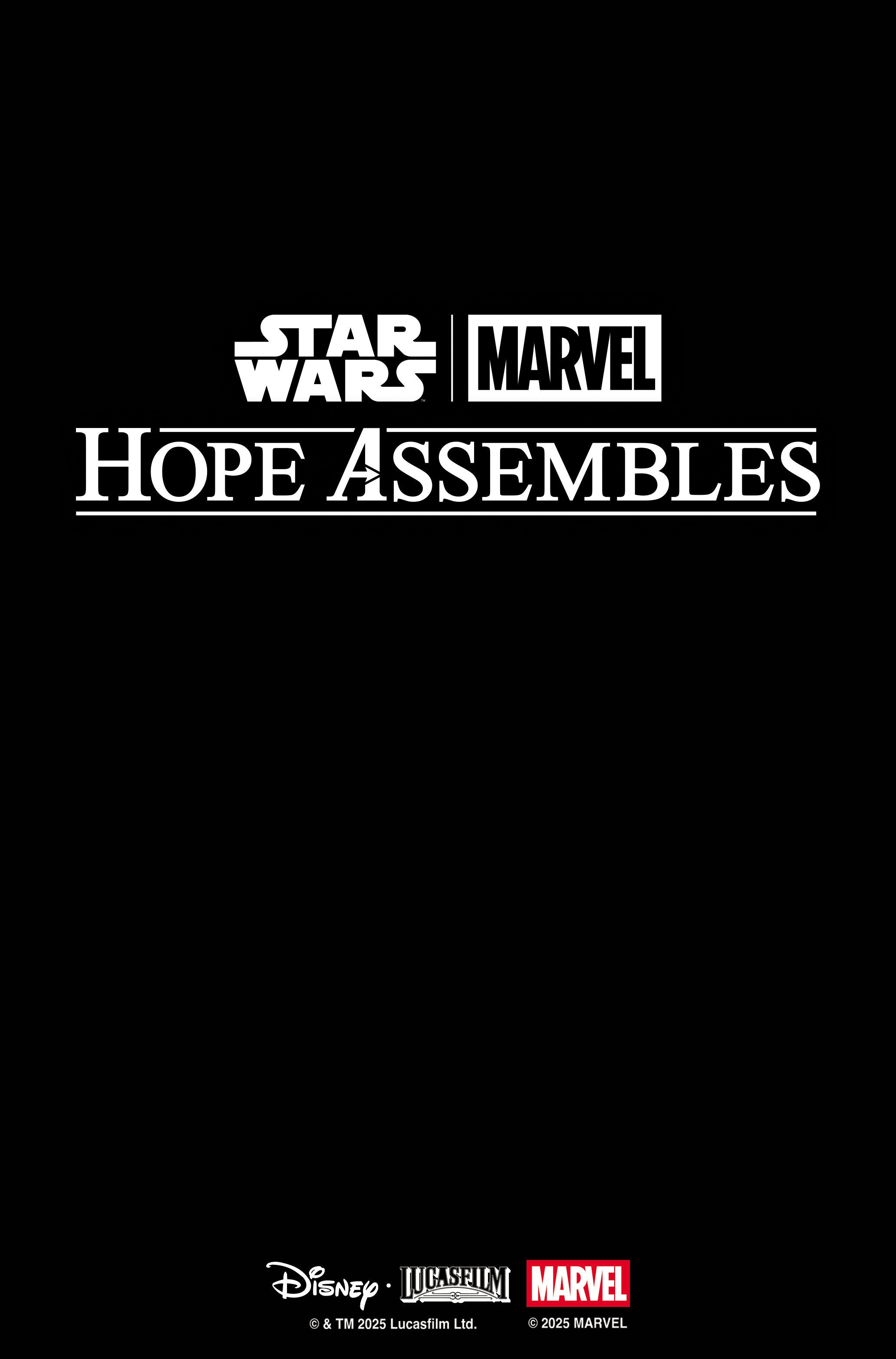 Star Wars/Marvel: Hope Assembles #1 MARVEL A 01/13/2027 | BD Cosmos