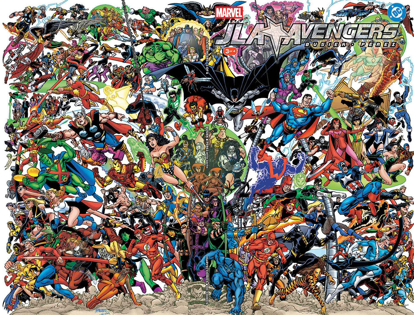 JLA/Avengers #3 Marvel Facsimile Wraparound 07/22/2026 | BD Cosmos