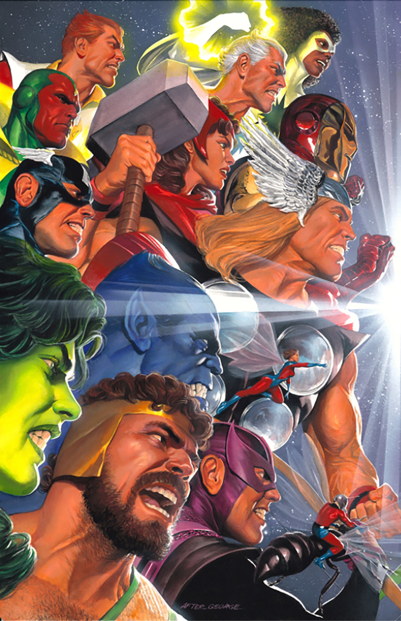 JLA/Avengers #3 Marvel Facsimile Alex Ross 2-Part Connecting 07/22/2026 | BD Cosmos