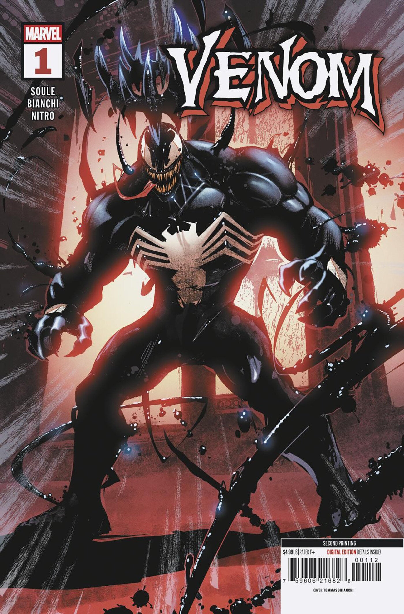 Venom #1 2nd Printing Marvel Tommaso Bianchi 12/09/2026 | BD Cosmos