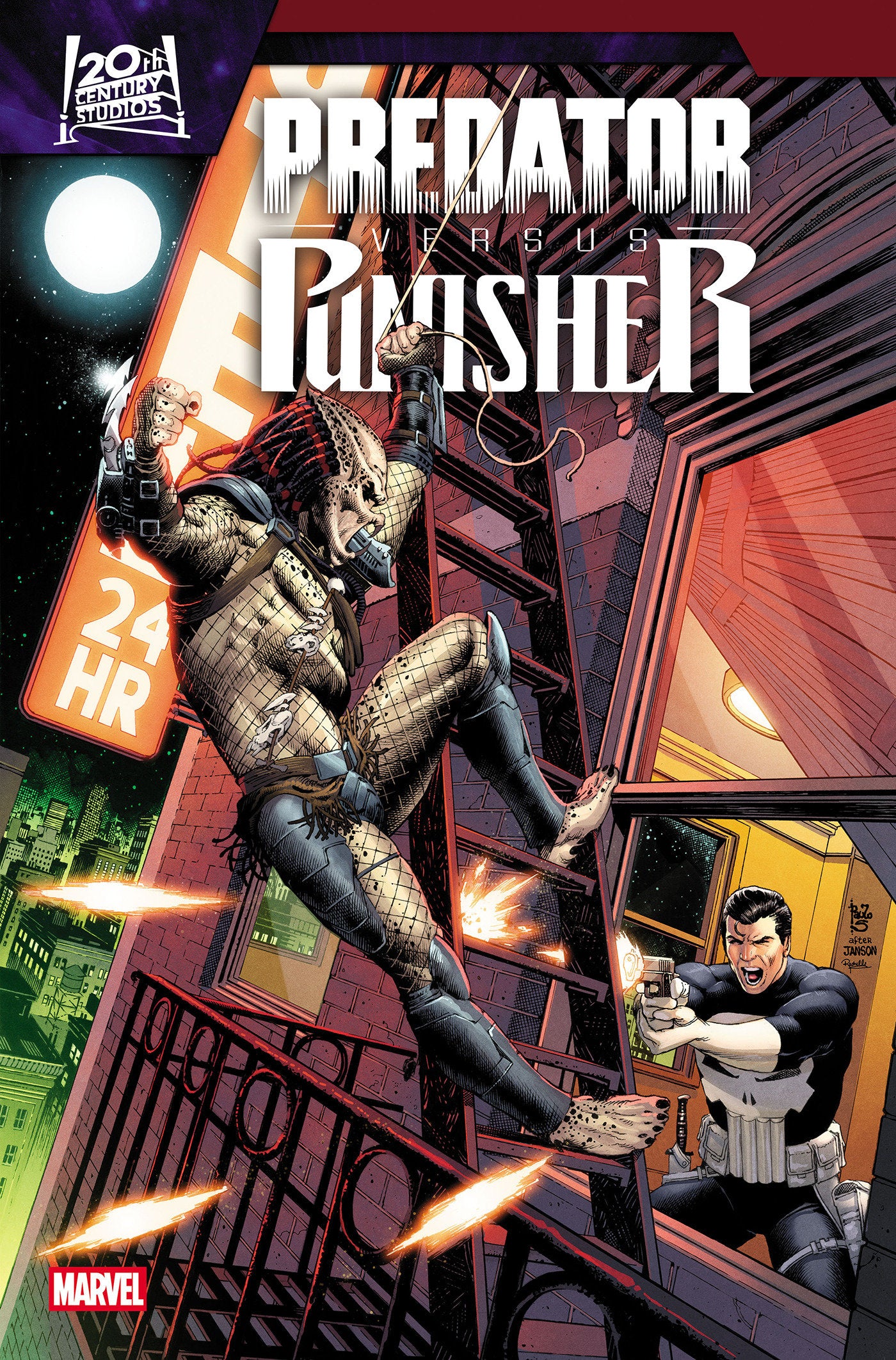 Predator vs. Punisher #2 MARVEL B Siqueira Homage 12/16/2026 | BD Cosmos