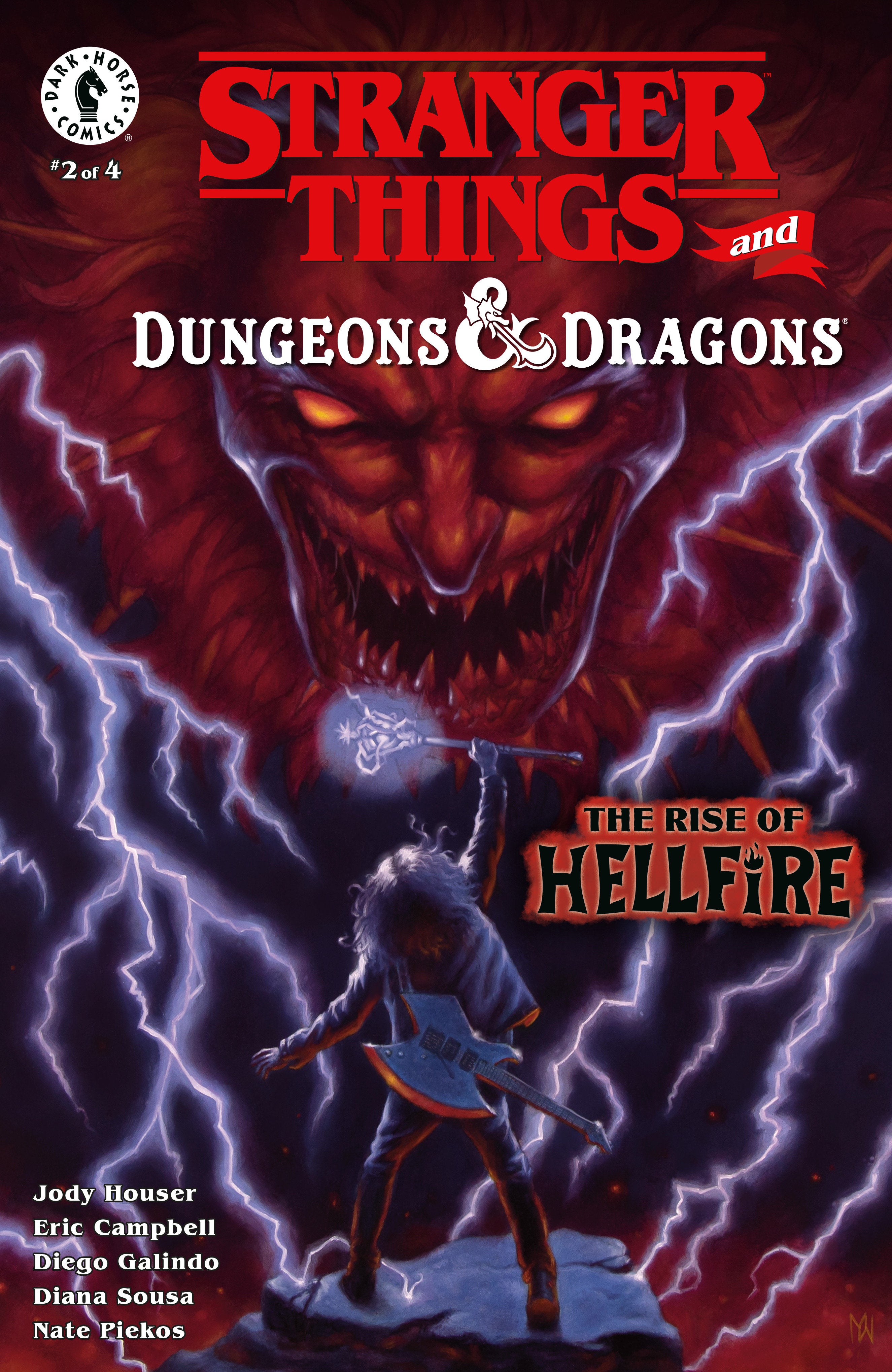 Stranger Things & D&D Rise Of Hellfire #2 DH A Myles Wohl Release 03/26/2025 | BD Cosmos