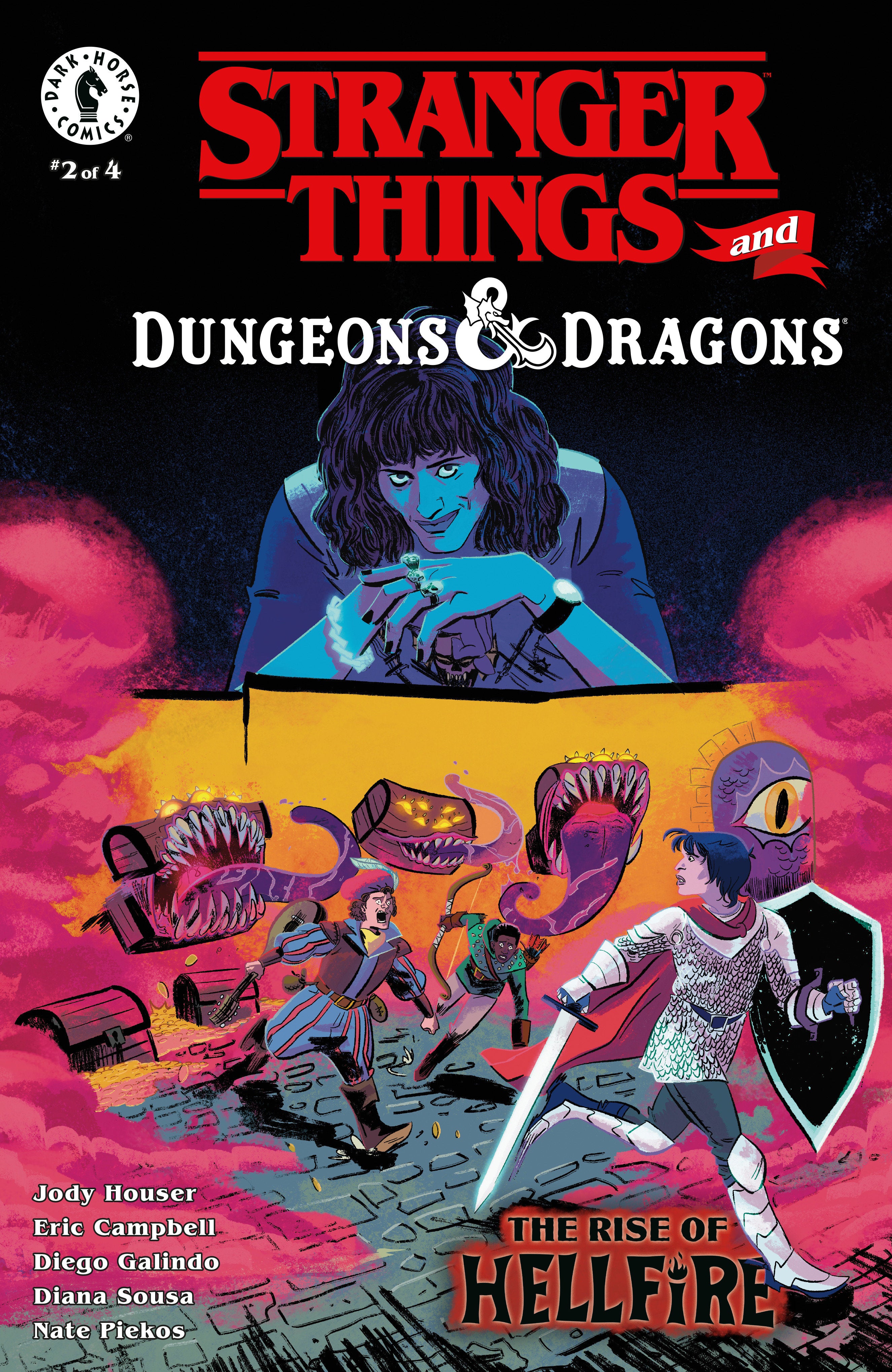 Stranger Things & D&D Rise Of Hellfire #2 DH C Lauren Knight Release 03/26/2025 | BD Cosmos