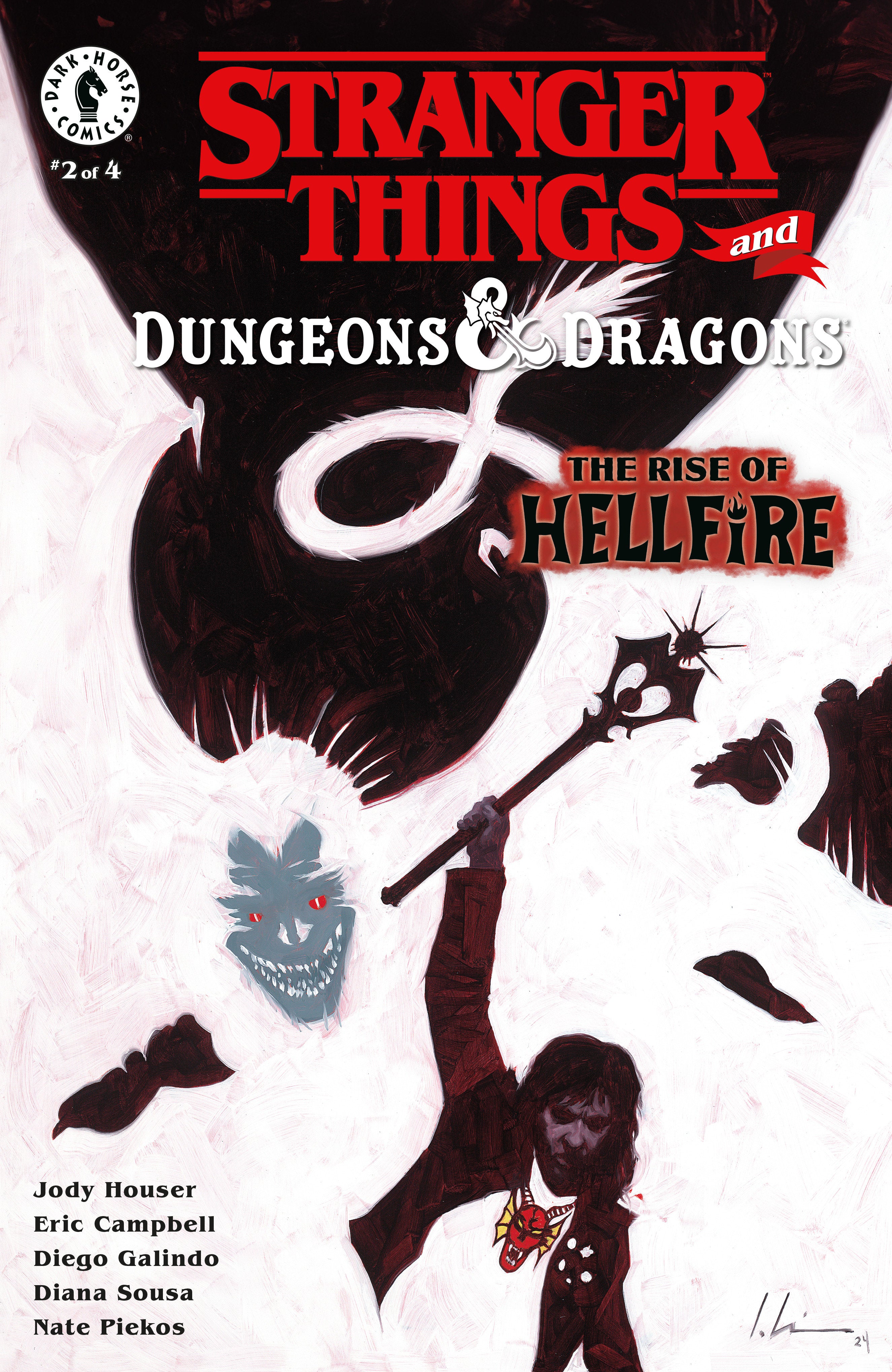 Stranger Things & D&D Rise Of Hellfire #2 DH D Jeremy Wilson Release 03/26/2025 | BD Cosmos