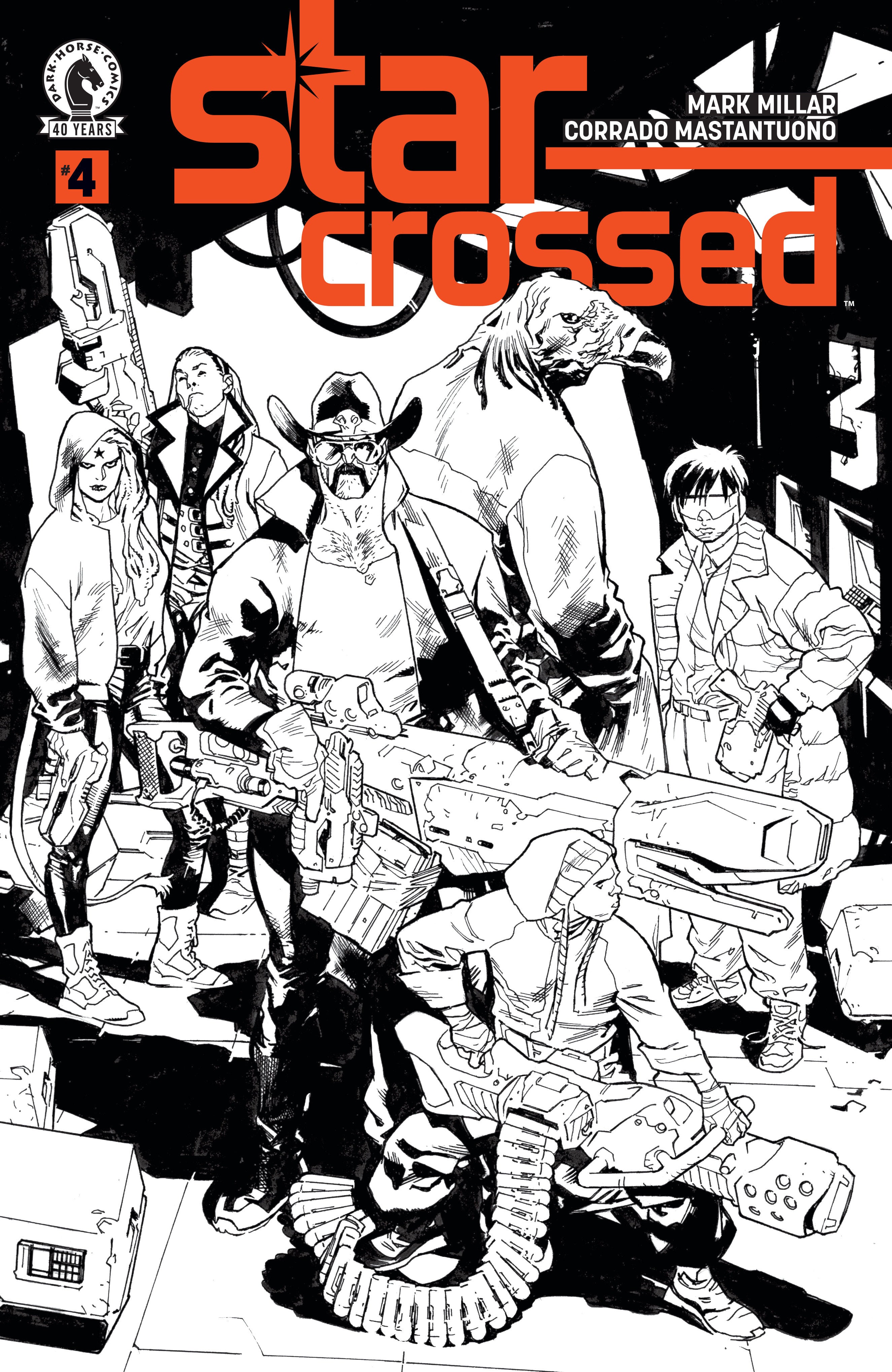 Star Crossed #4 Dark Horse B B&W Immonen 12/09/2026 | BD Cosmos