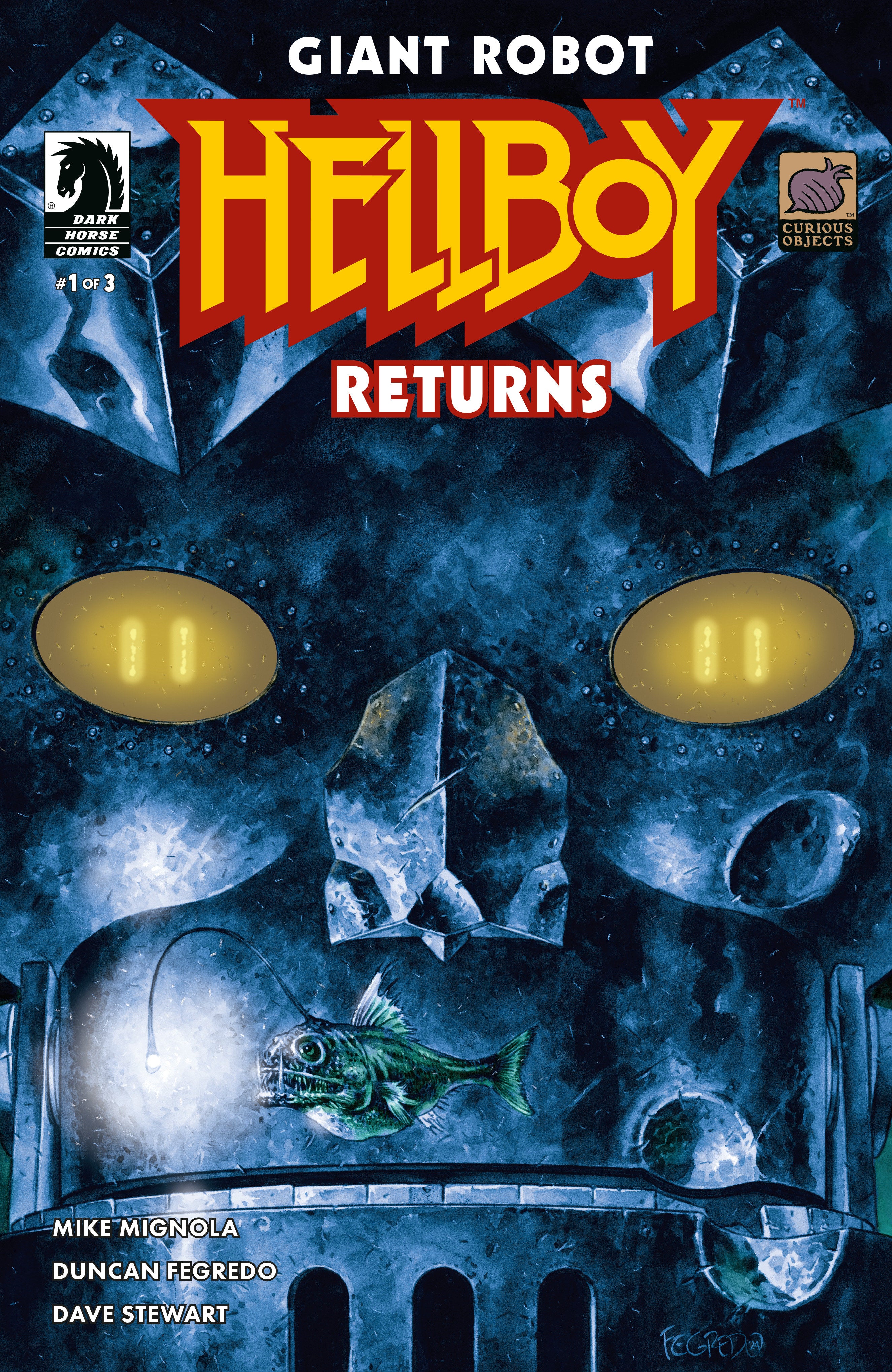 Giant Robot Hellboy Returns #1 Dark Horse A Fegredo 07/22/2026 | BD Cosmos