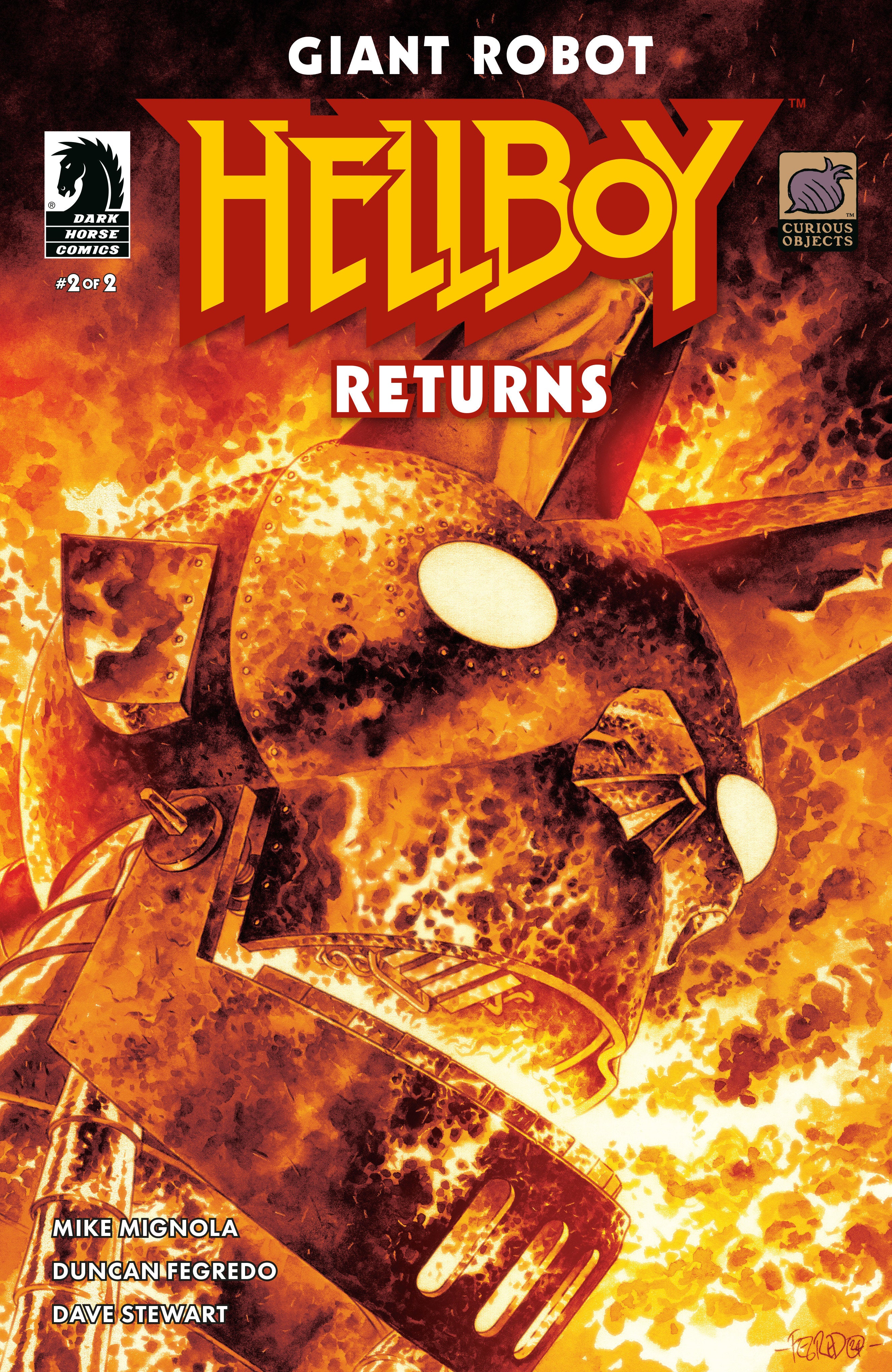 Giant Robot Hellboy Returns #2 Dark Horse A Fegredo 09/02/2026 | BD Cosmos