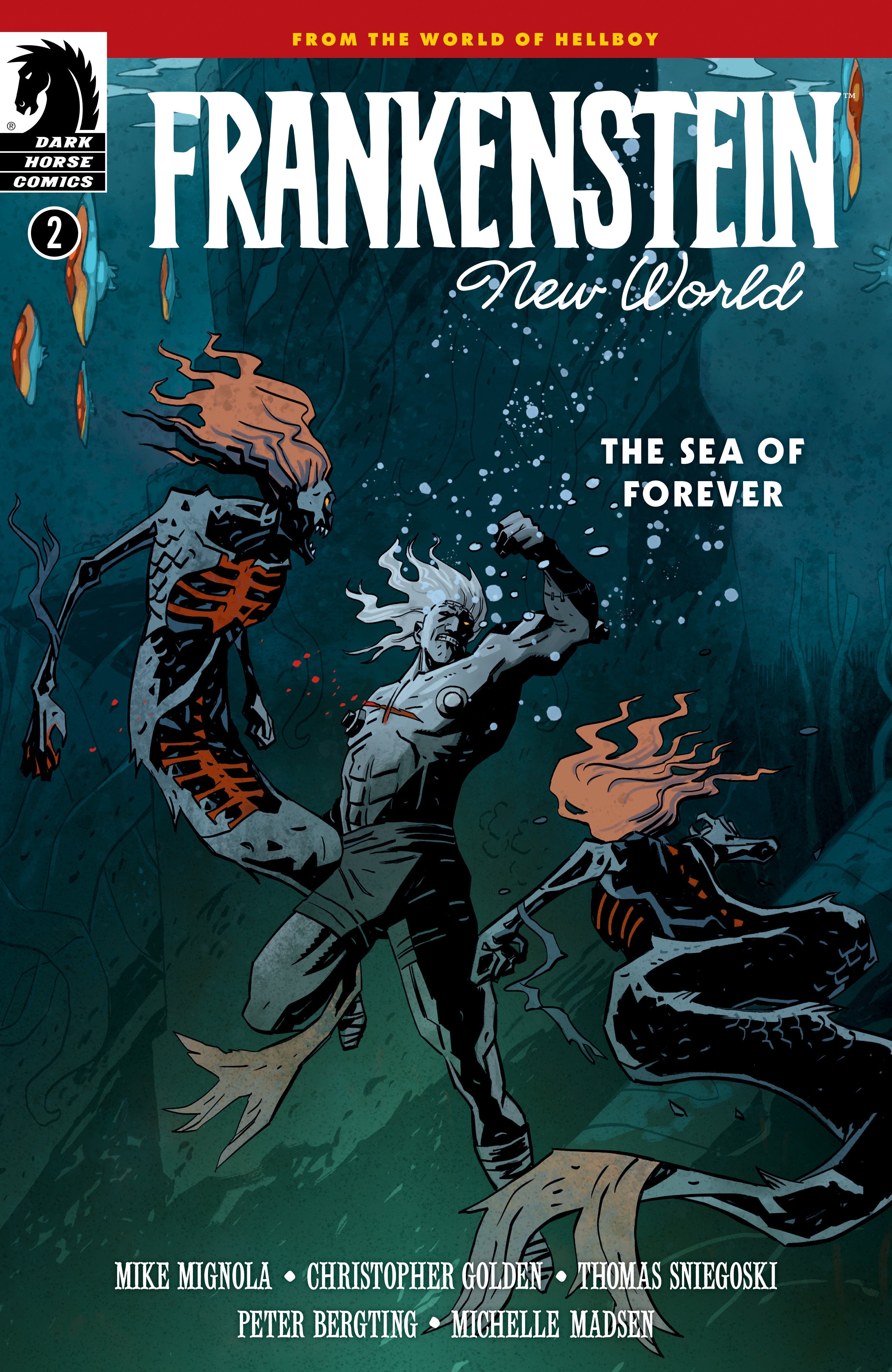 Frankenstein New World--The Sea Of Forever #2 DH A Peter Bergting Release 03/12/2025 | BD Cosmos