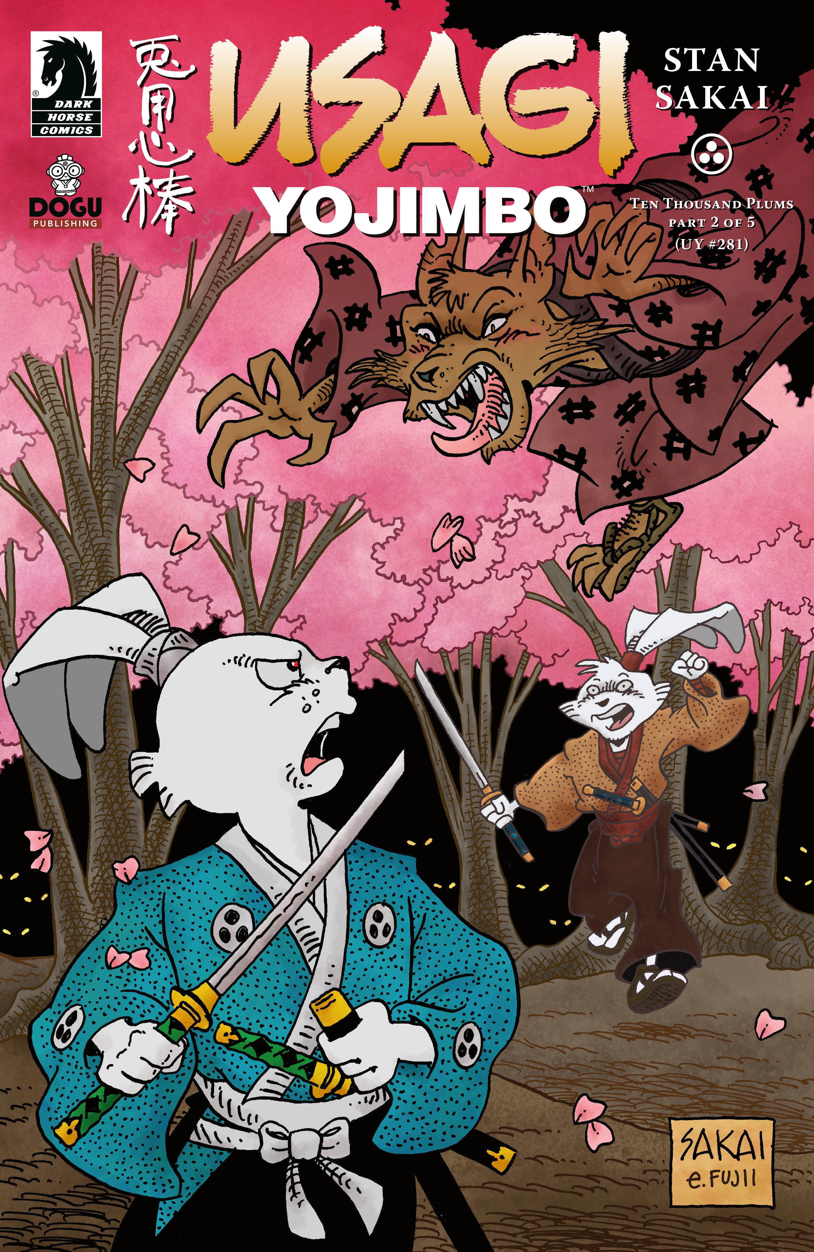 Usagi Yojimbo Ten Thousand Plums #2 Cover A Sakai | BD Cosmos