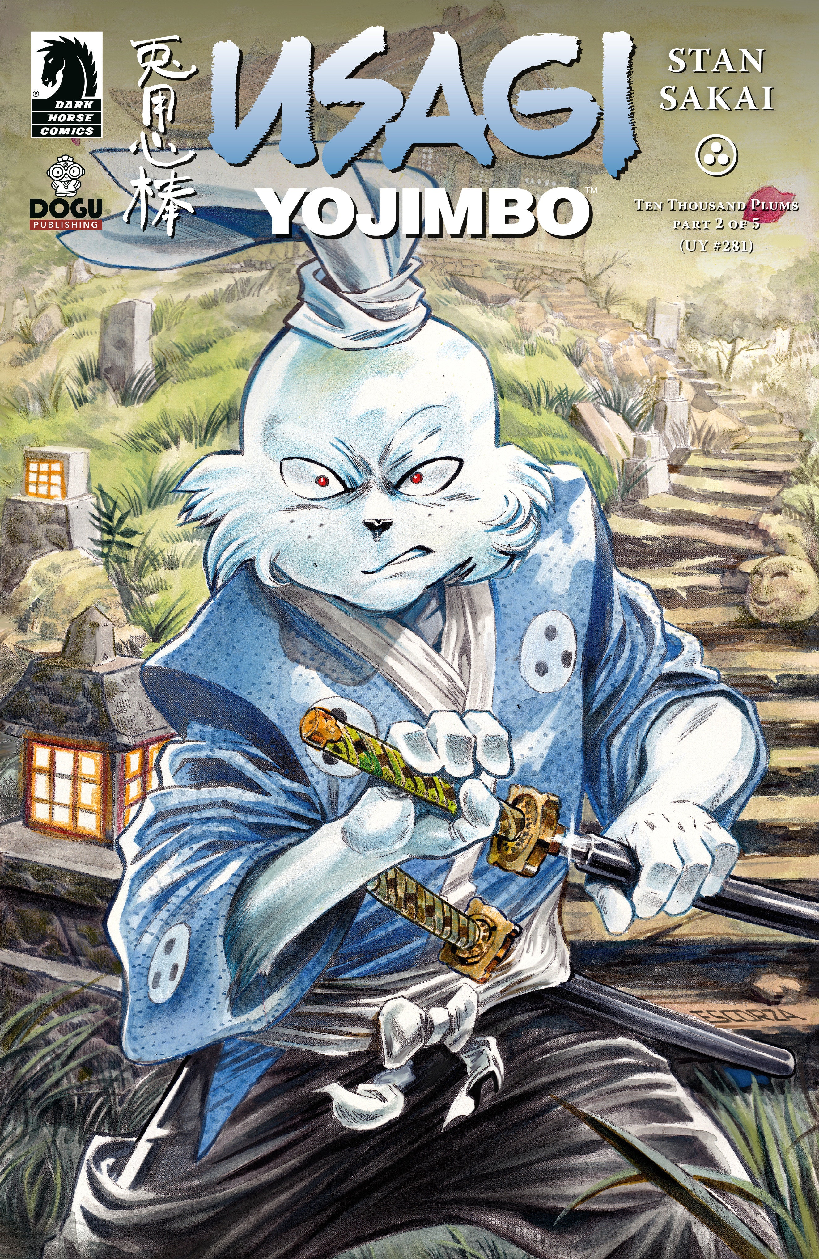 Usagi Yojimbo Ten Thousand Plums #2 Cover B Escorzas | BD Cosmos