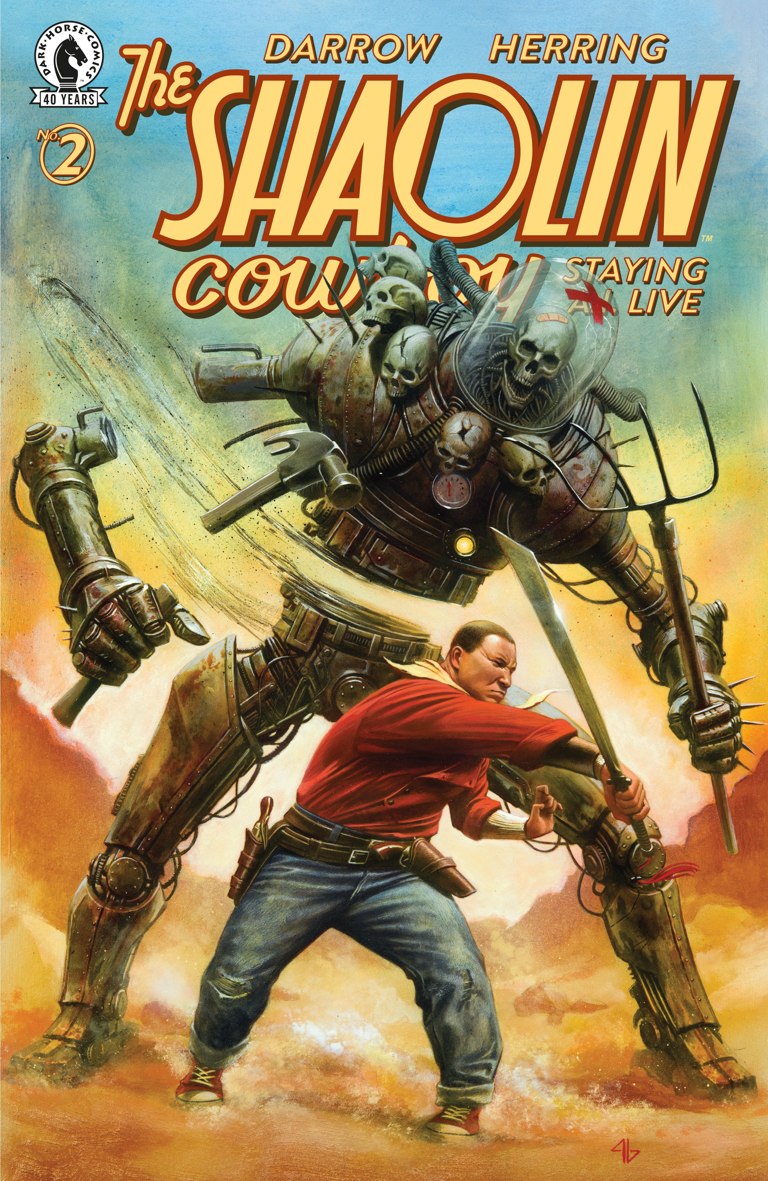 Shaolin Cowboy: Staying A.I.Live #2 Dark Horse B 1:15 Granov 08/12/2026 | BD Cosmos