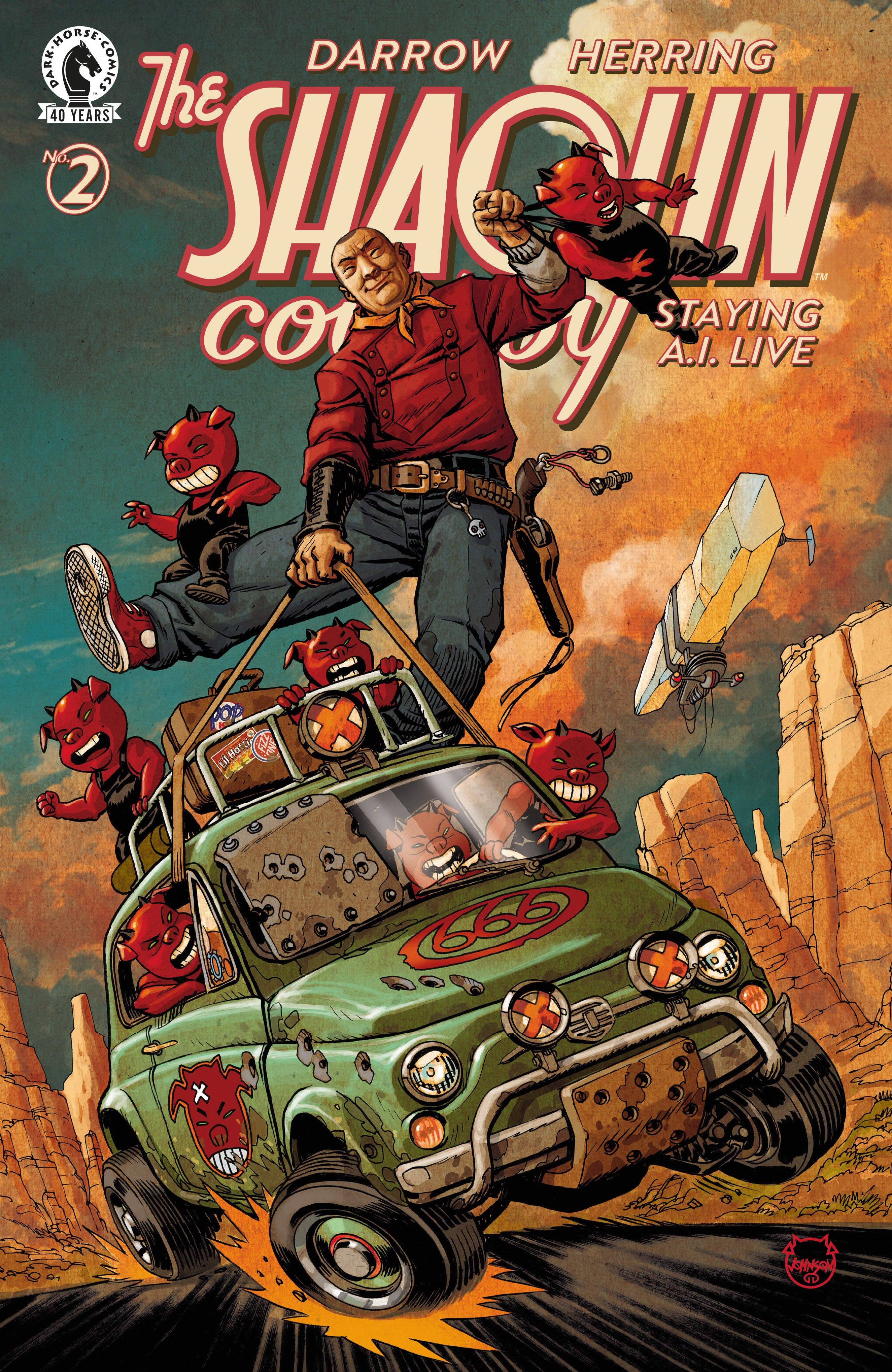 Shaolin Cowboy Staying A.I.Live #2 Dark Horse C Johnson 08/12/2026 | BD Cosmos