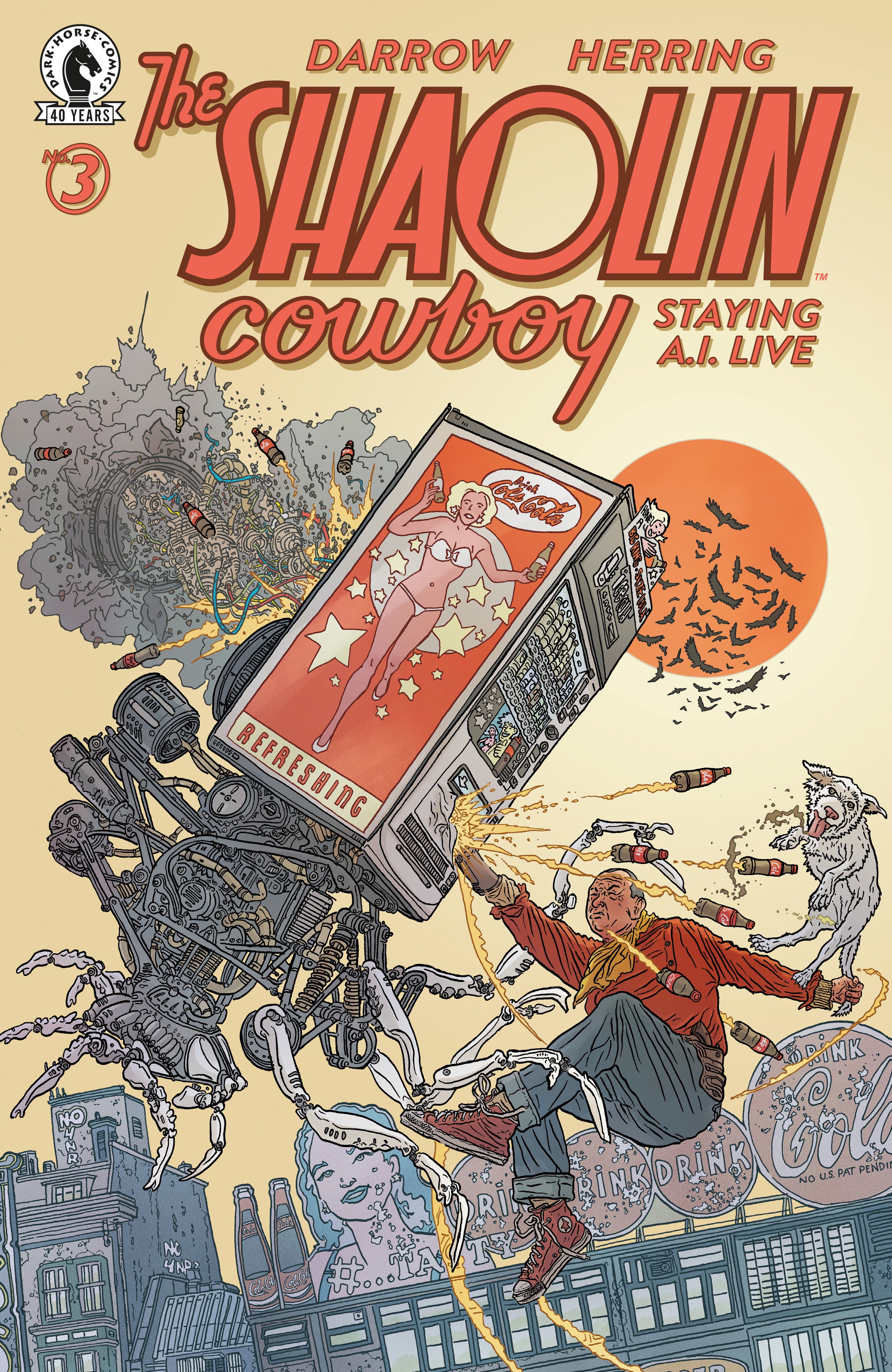 Shaolin Cowboy: Staying A.I.Live #3 Dark Horse A Darrow 09/16/2026 | BD Cosmos