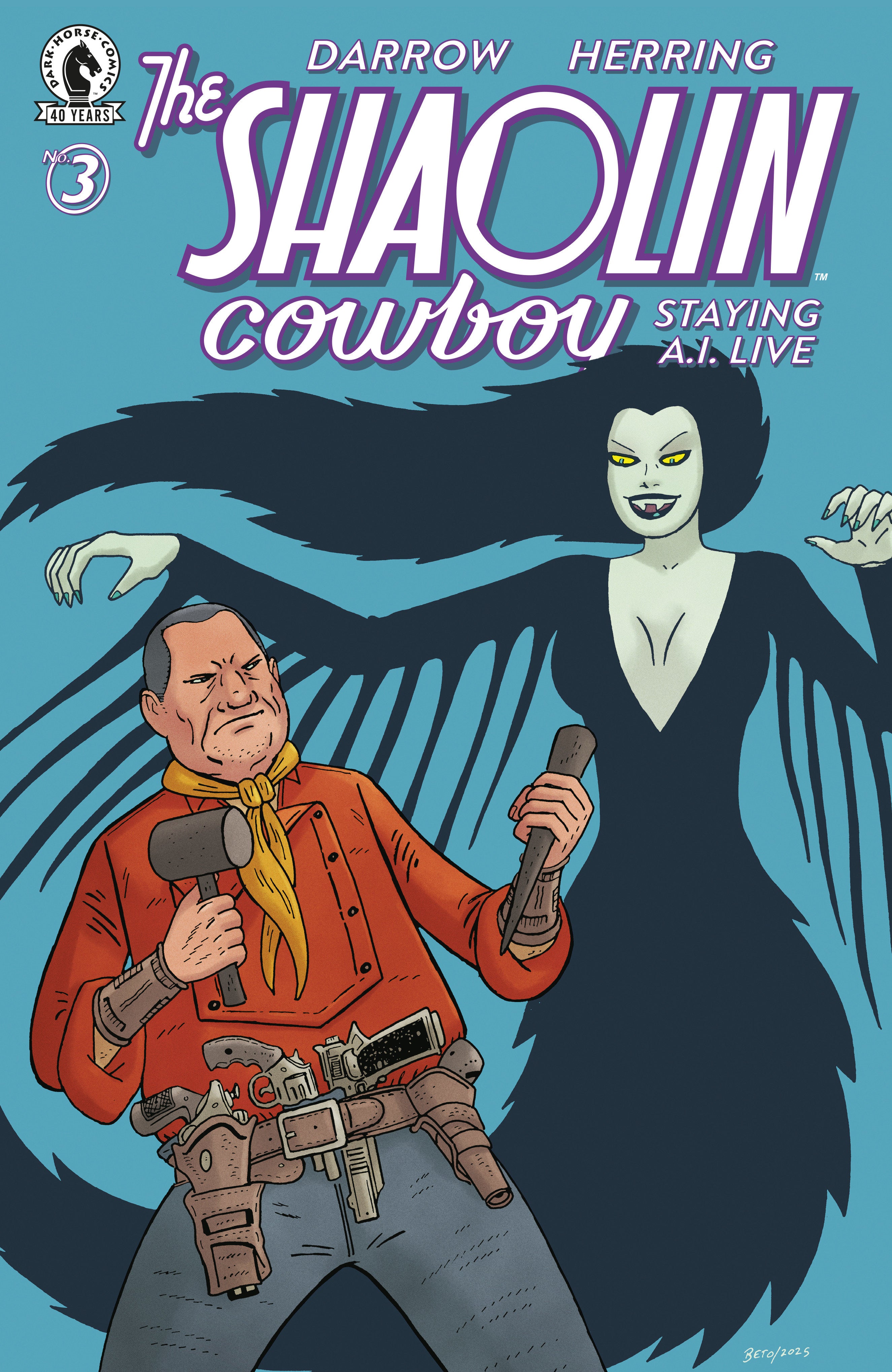 Shaolin Cowboy: Staying A.I.Live #3 Dark Horse C Hernandez 09/16/2026 | BD Cosmos