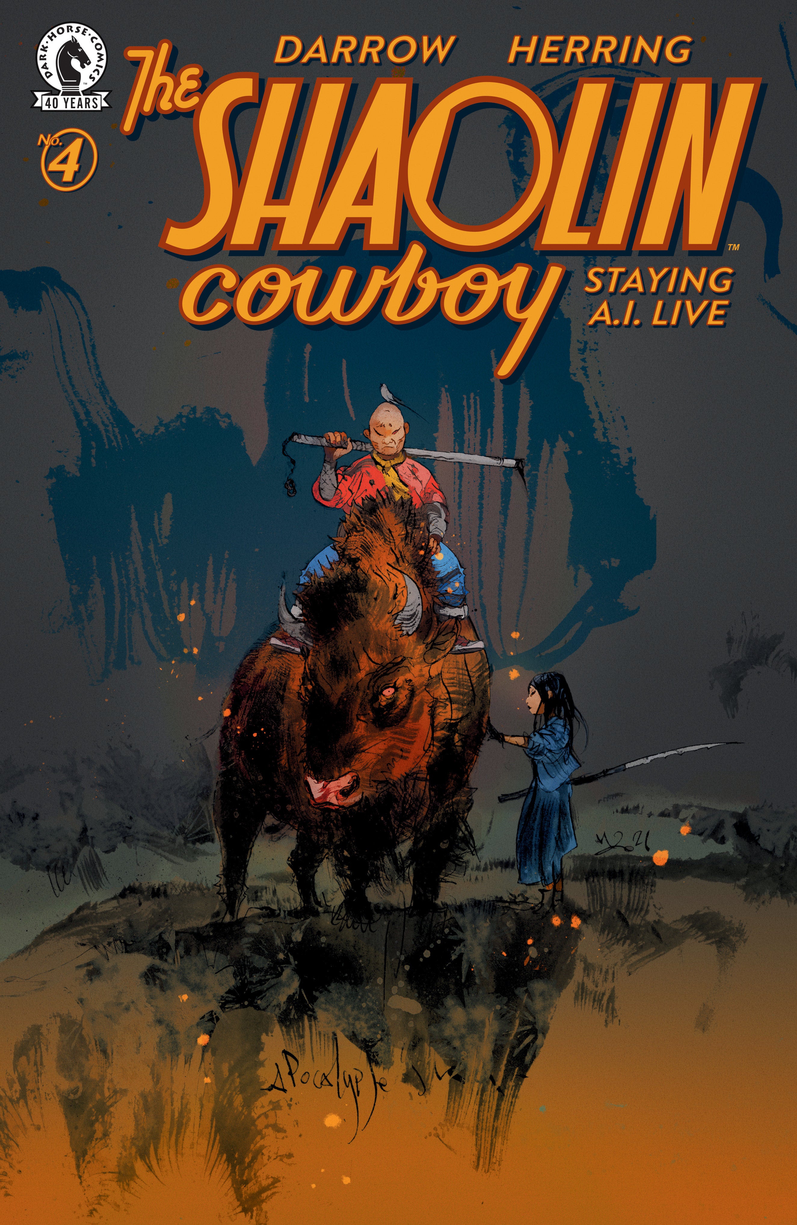 Shaolin Cowboy: Staying A.I.Live #4 Dark Horse C Nemiri 11/04/2026 | BD Cosmos