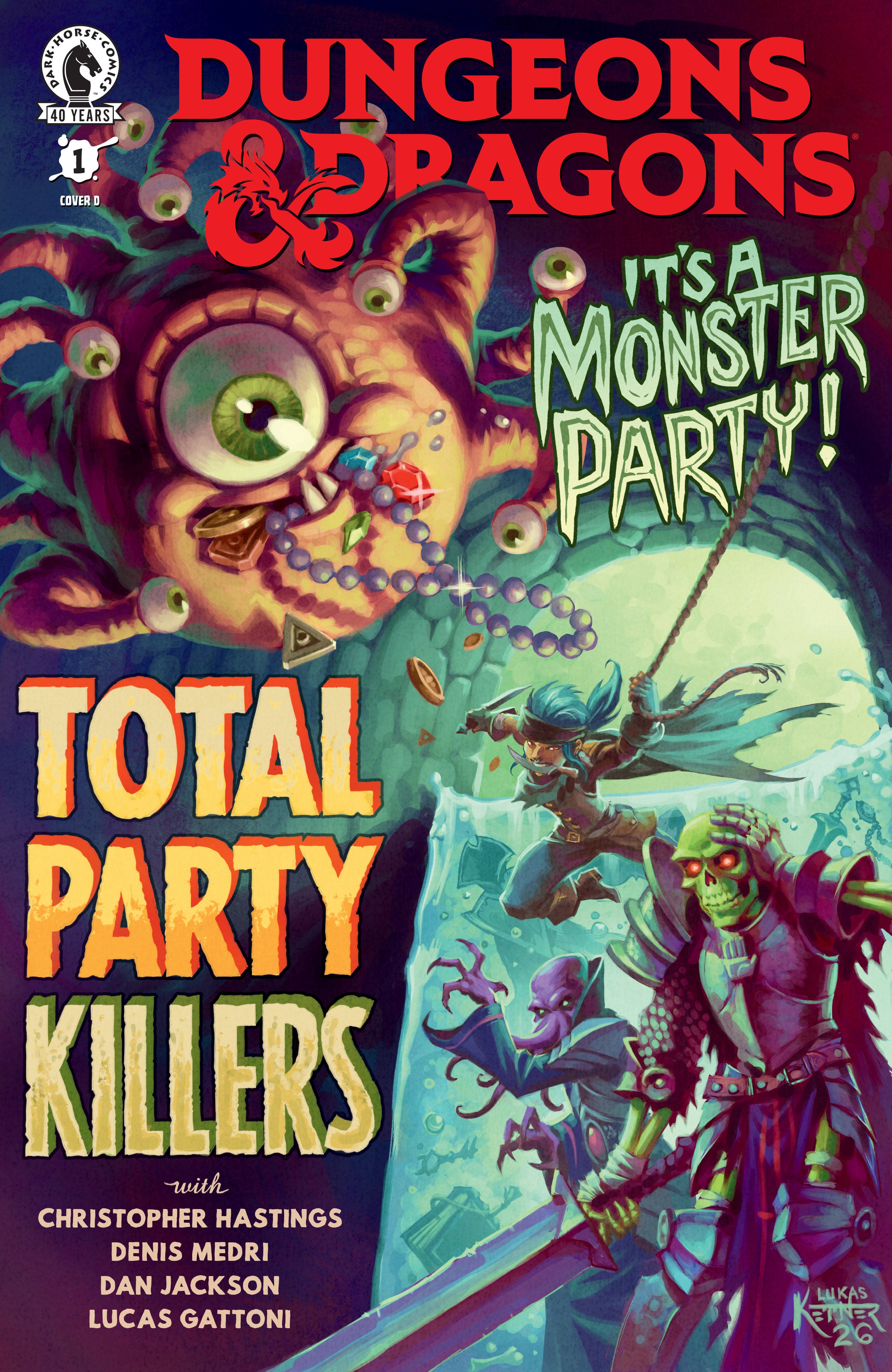 Dungeons & Dragons Total Party Killers #1 Dark Horse D Ketner 07/22/2026 | BD Cosmos