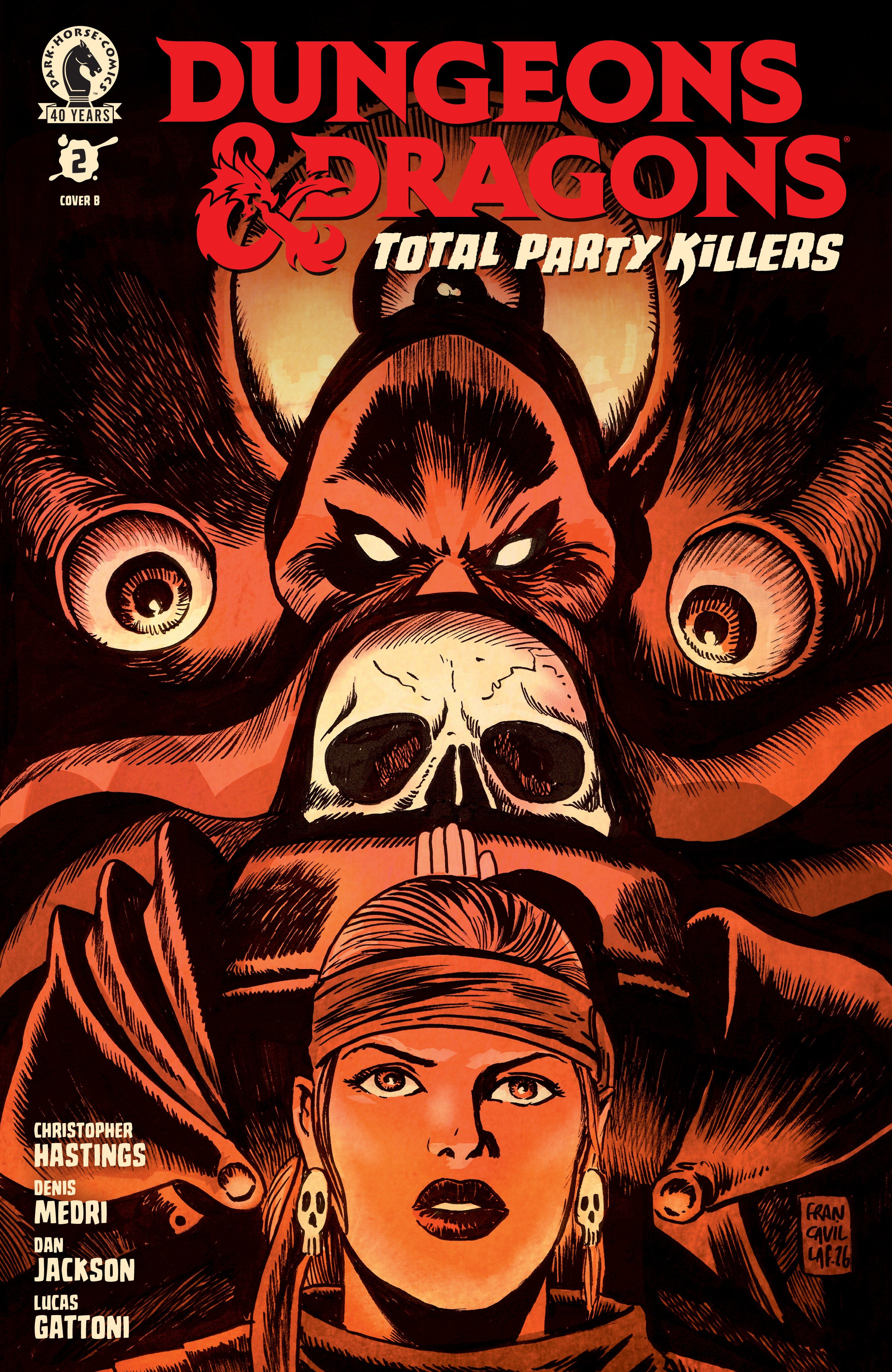 Dungeons & Dragons: Total Party Killers #2 Dark Horse B Francavilla 09/02/2026 | BD Cosmos