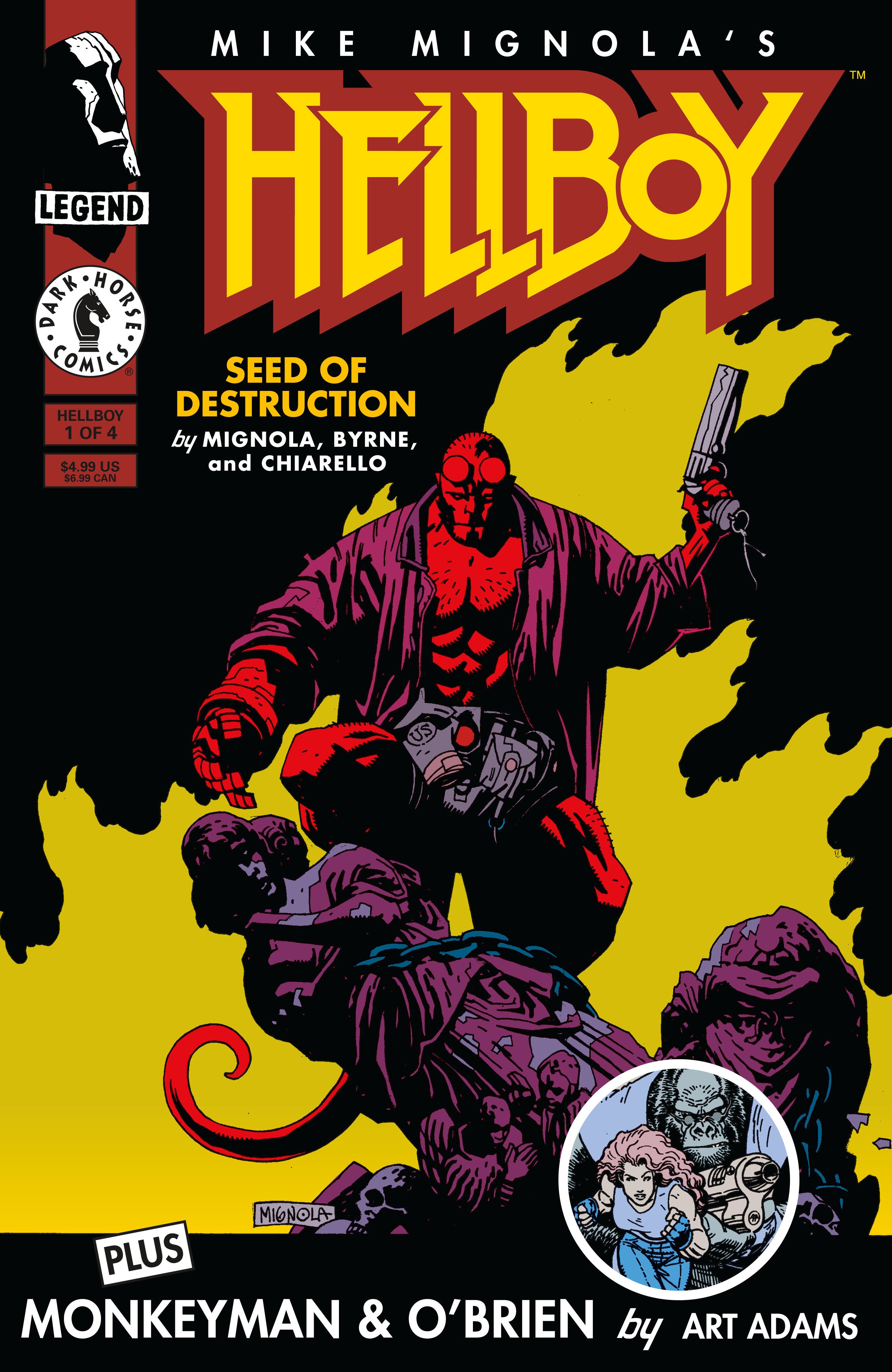 Hellboy Seed Of Destruction #1 Facsimile Reprint Dark Horse A Mignola 07/01/2026 | BD Cosmos