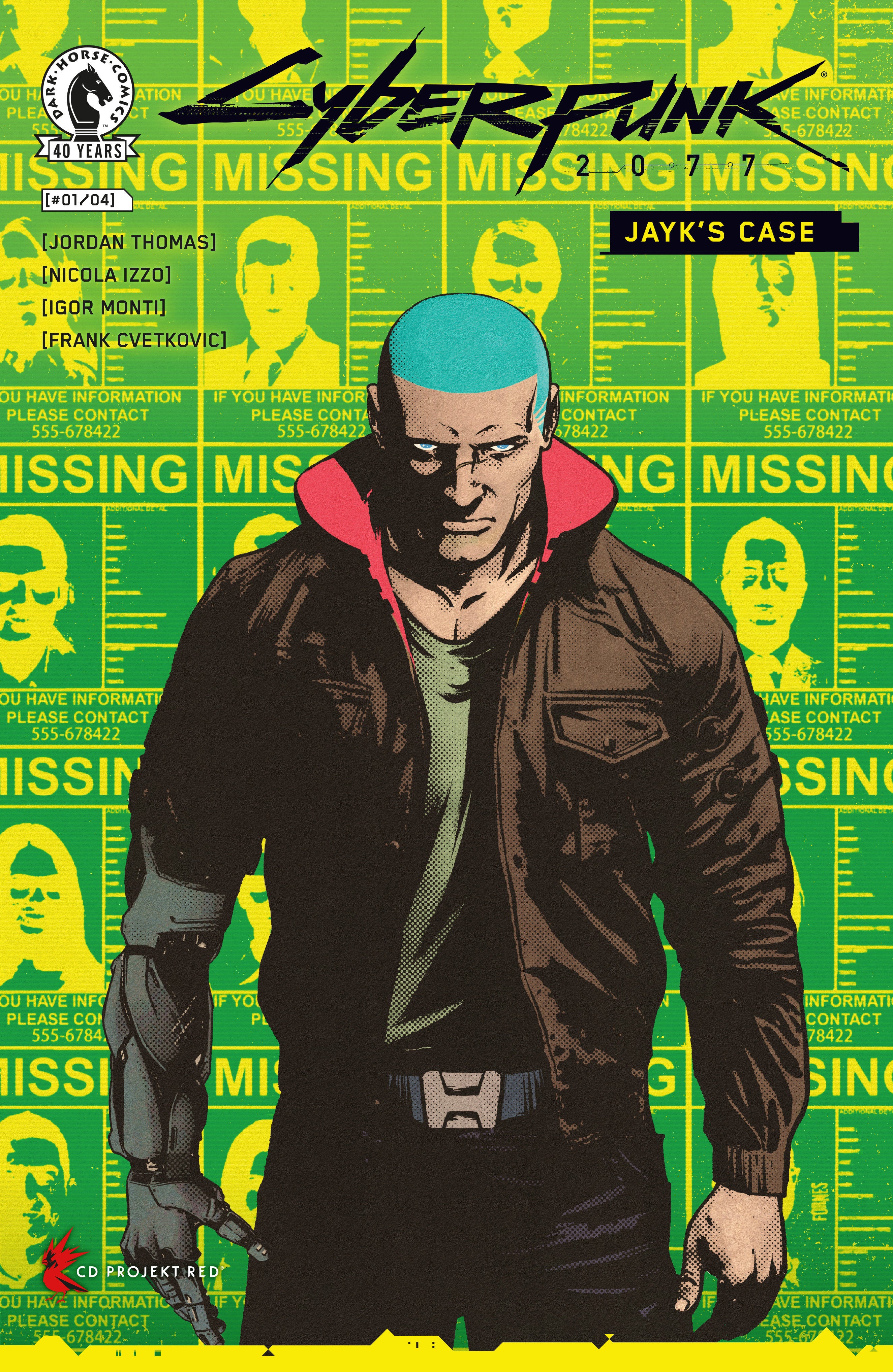 Cyberpunk 2077: Jayk's Case #1 Dark Horse B Fornes 10/21/2026 | BD Cosmos