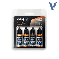 VALLEJO TRUE METALLIC METAL: ANCIENT COPPER PAINT SET | BD Cosmos