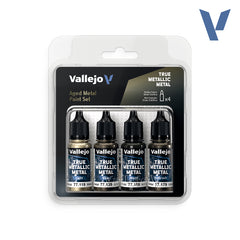 VALLEJO TRUE METALLIC METAL: AGED METAL PAINT SET | BD Cosmos
