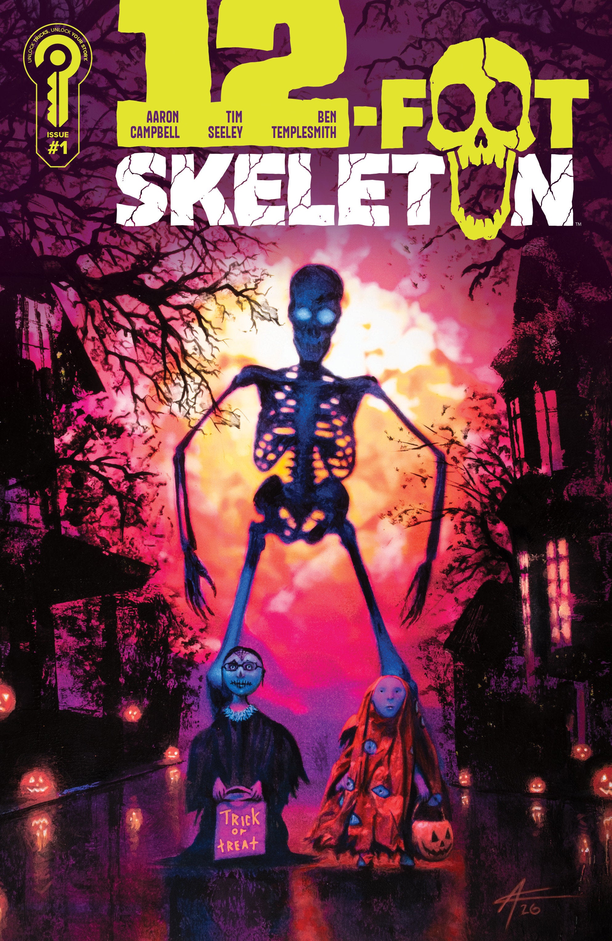 12 Foot Skeleton #1 Cover B Aaron Campbell | BD Cosmos