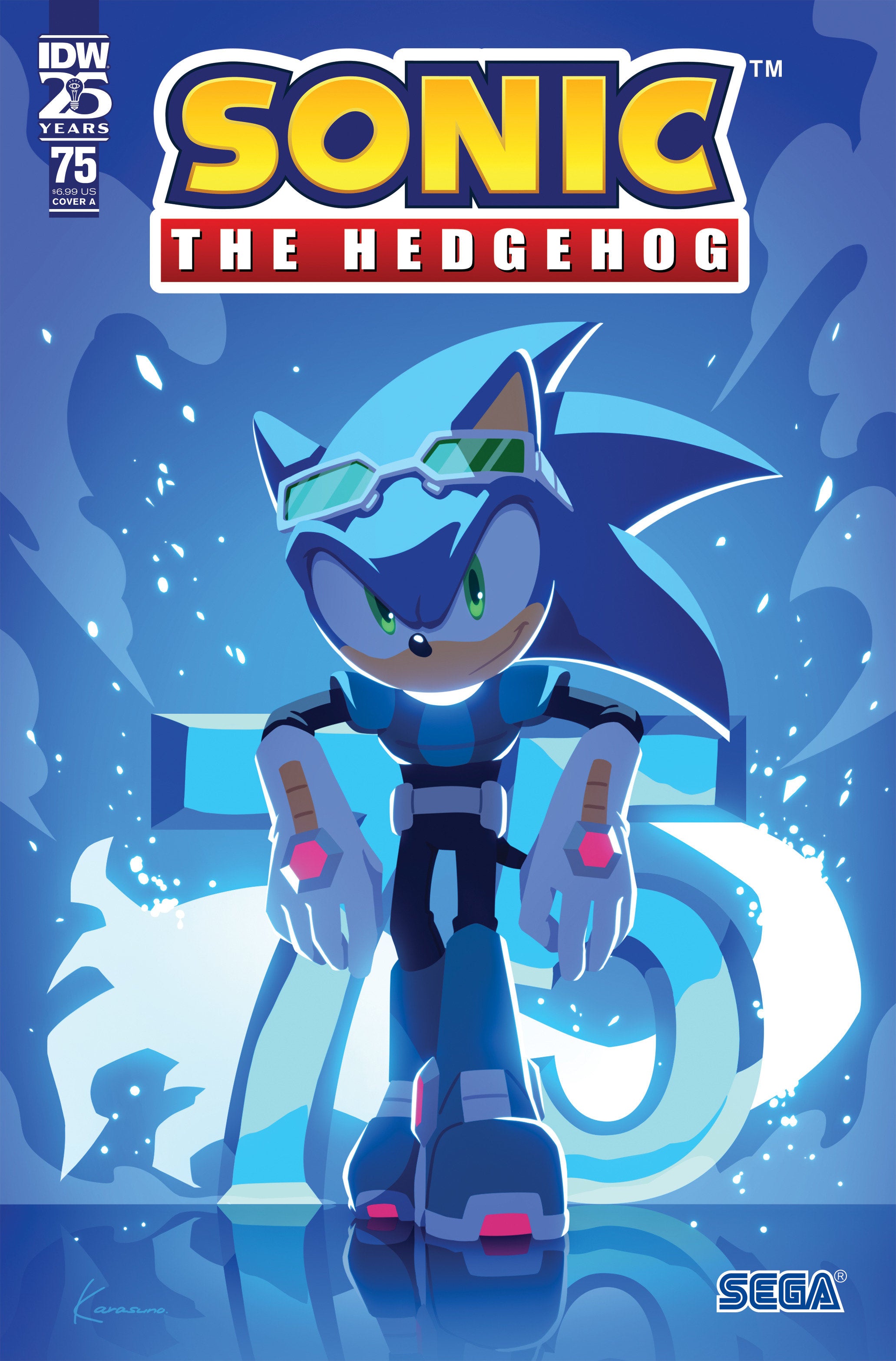 Sonic The Hedgehog #75 Cover A (Sonic Team) | BD Cosmos