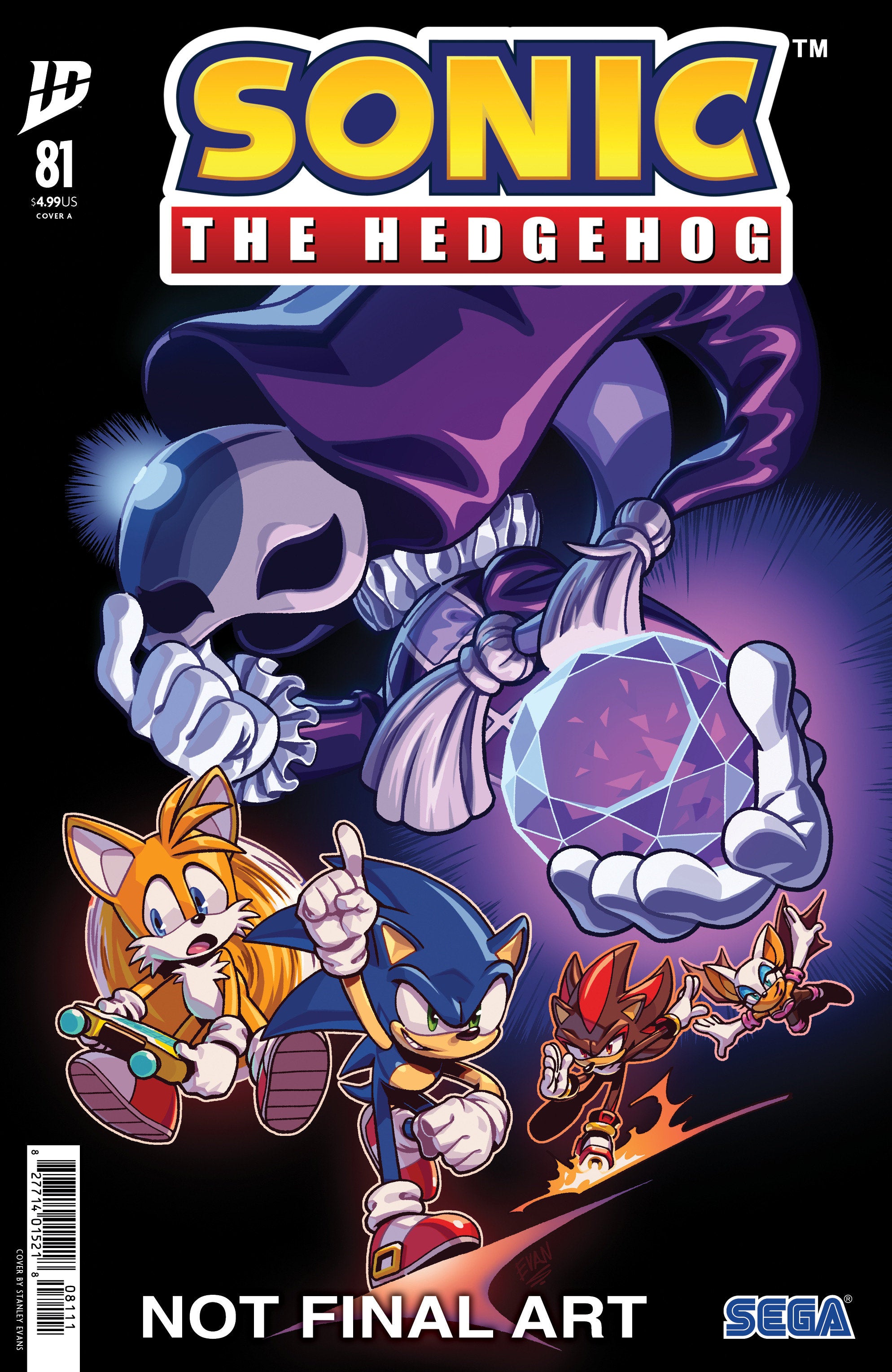 Sonic Hedgehog #81 IDW A Stanley Release 09/03/2025 | BD Cosmos