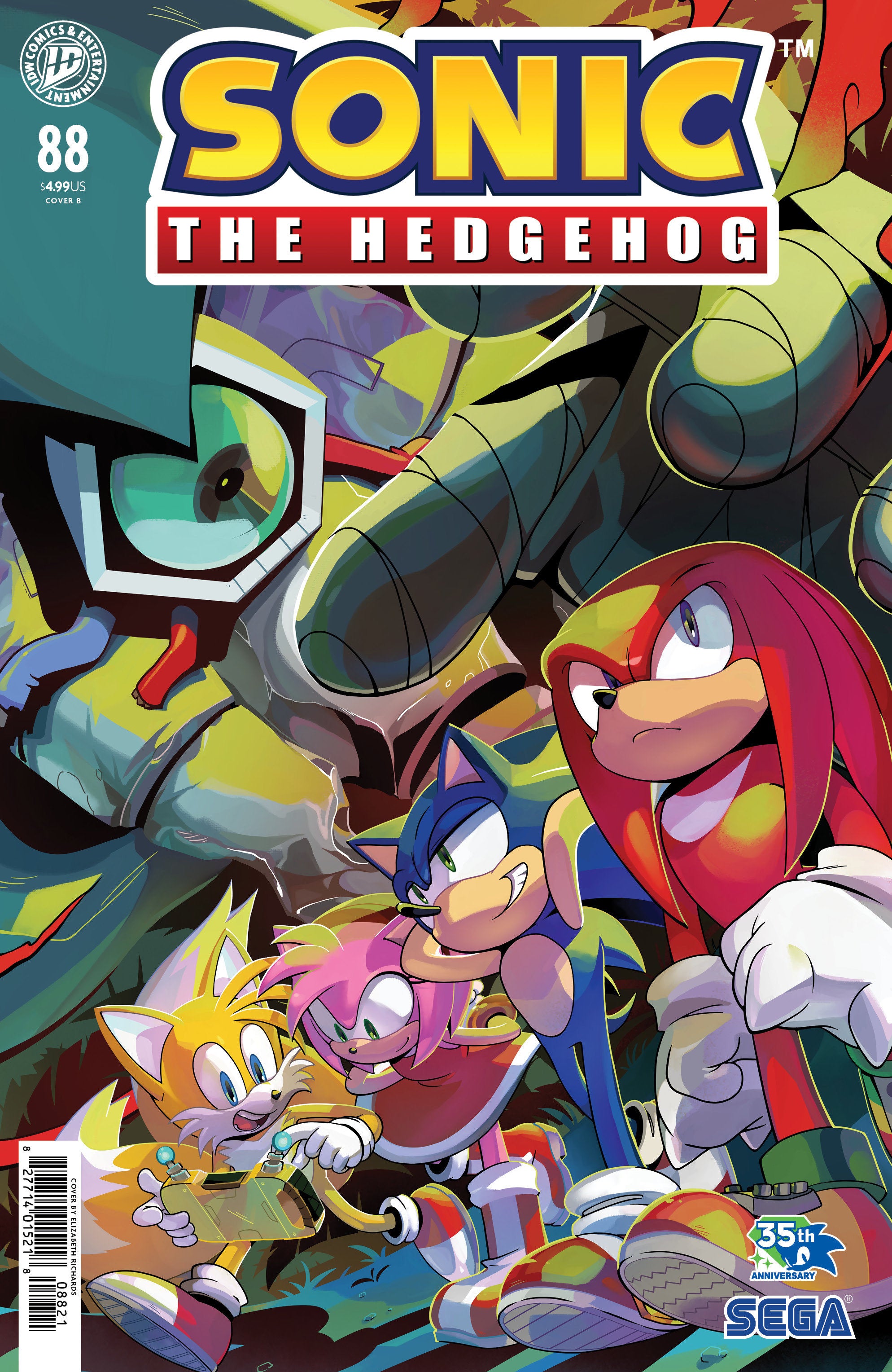 Sonic The Hedgehog #88 IDW B Richards 07/22/2026 | BD Cosmos