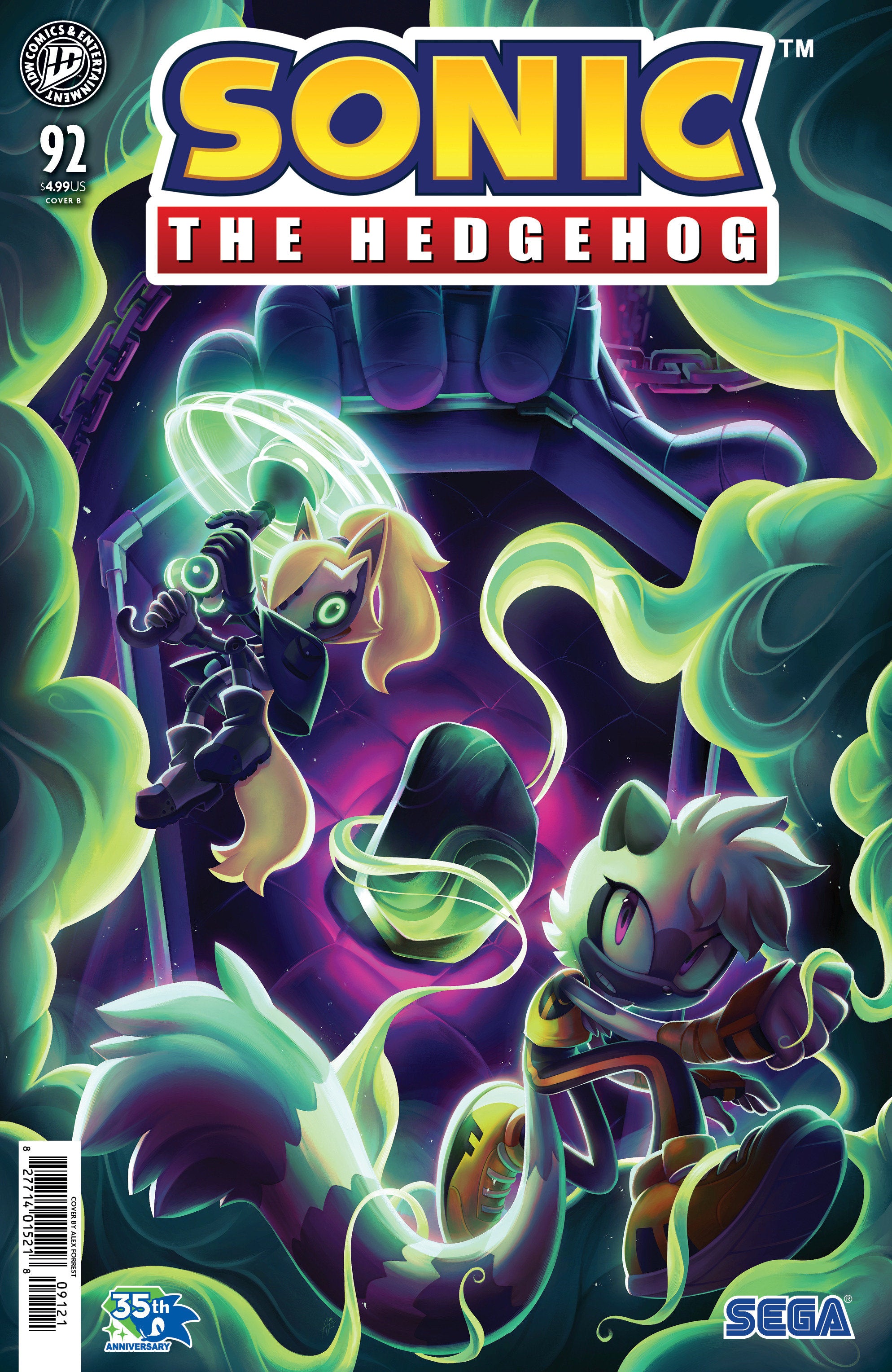 Sonic The Hedgehog #92 IDW B Forrest 12/09/2026 | BD Cosmos