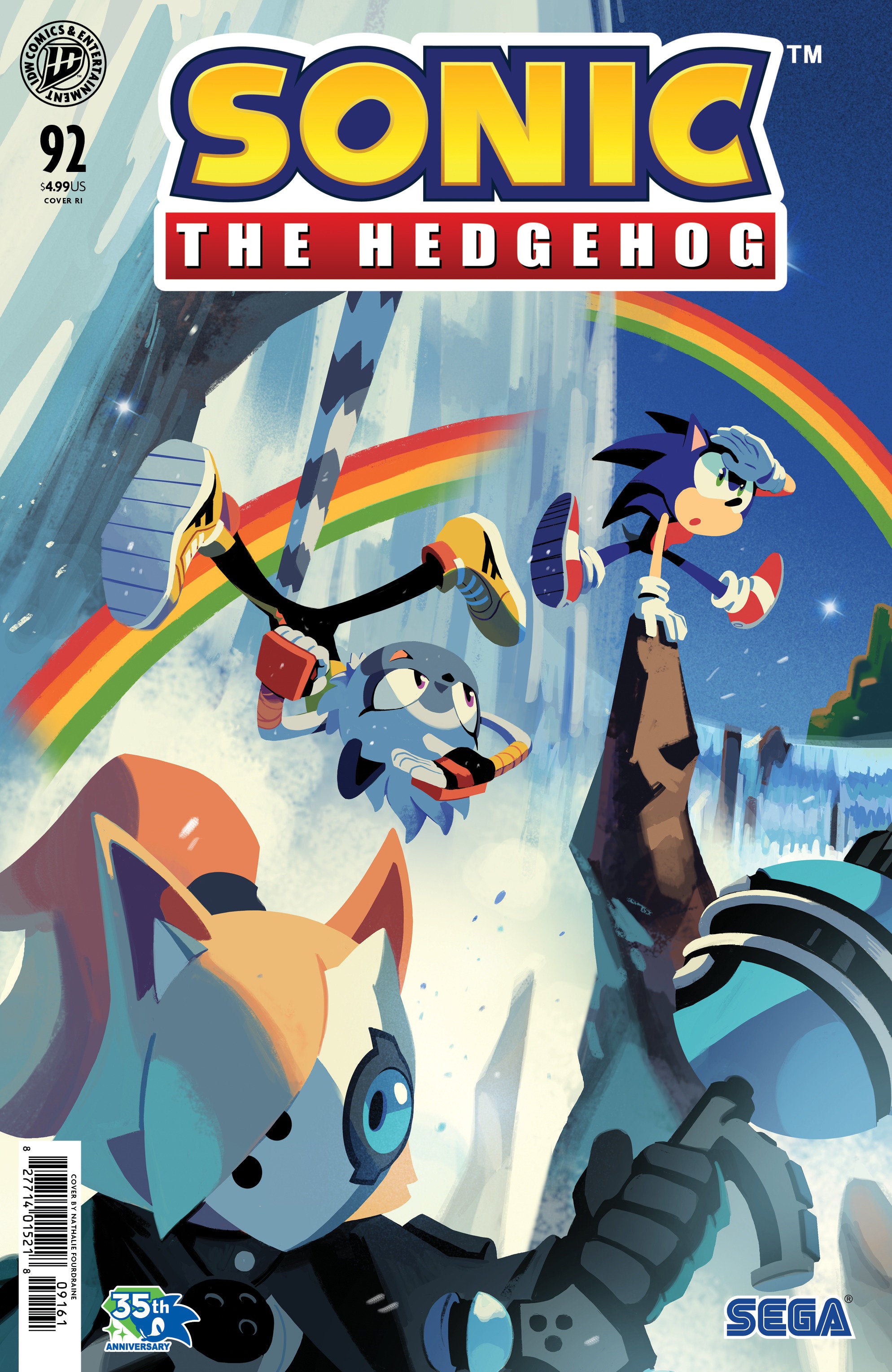 Sonic The Hedgehog #92 IDW 1:15 Fourdraine 12/09/2026 | BD Cosmos