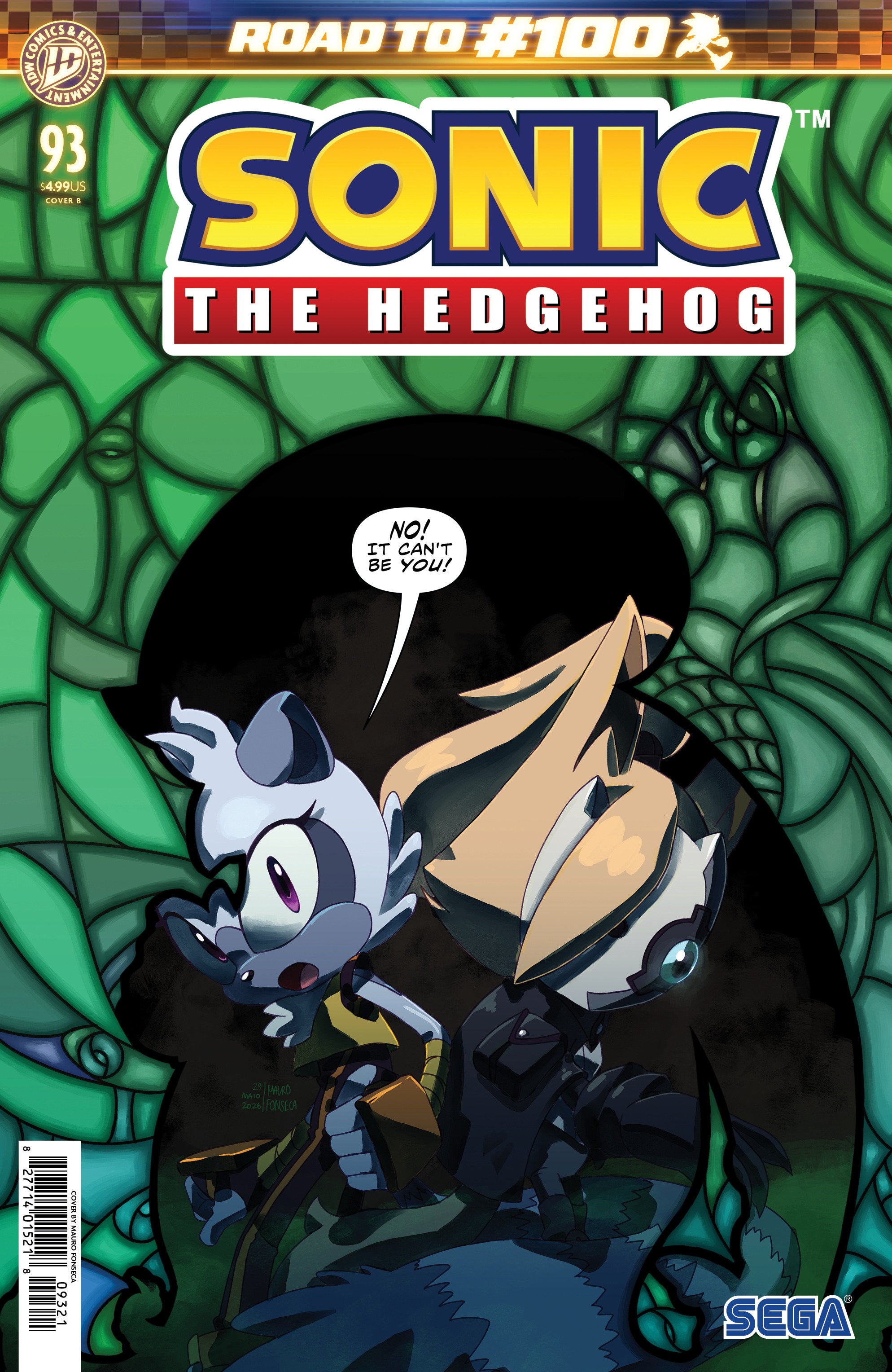 Sonic The Hedgehog #93 IDW B Fonseca 01/20/2027 | BD Cosmos